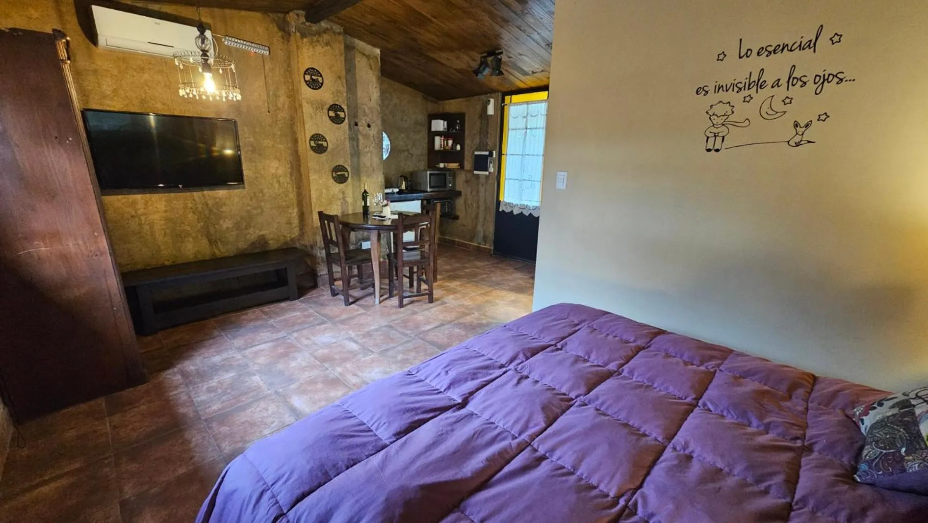 Bed in Posada del Santo Green & Rest - Cabañas