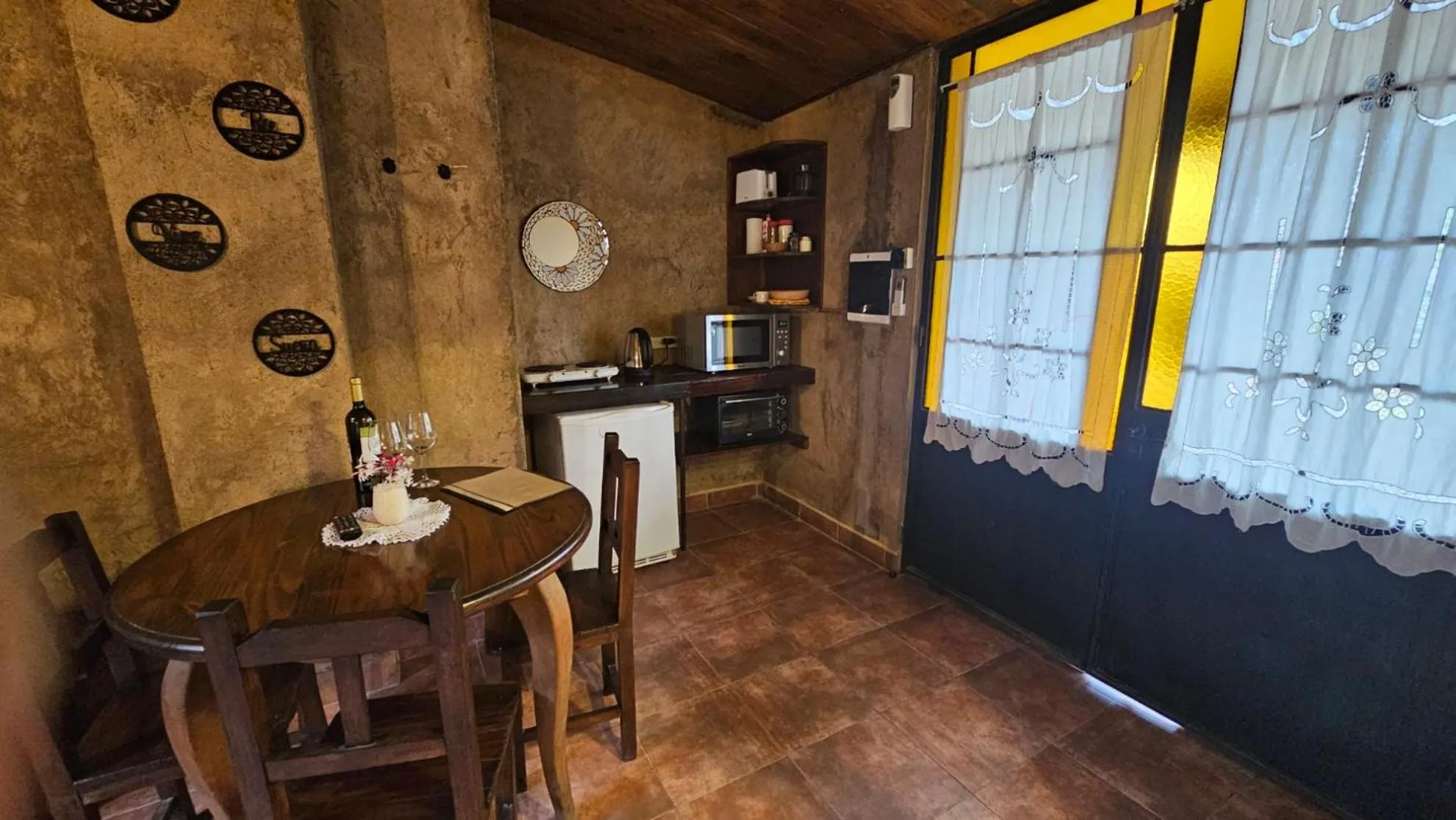 Dining area in Posada del Santo Green & Rest - Cabañas