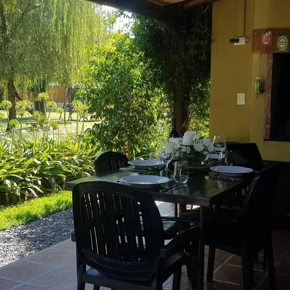 Patio in Posada del Santo Green & Rest - Cabañas