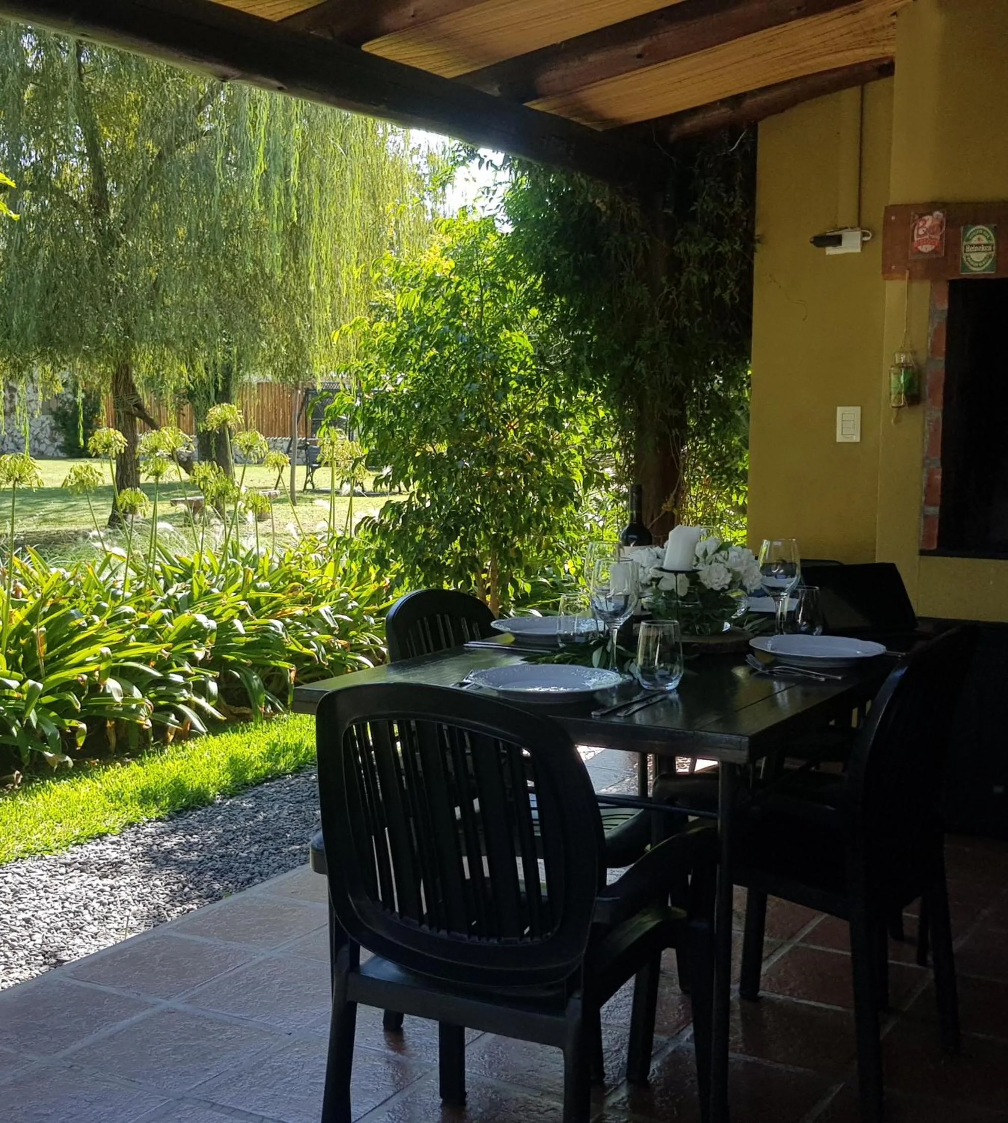BBQ facilities in Posada del Santo Green & Rest - Cabañas