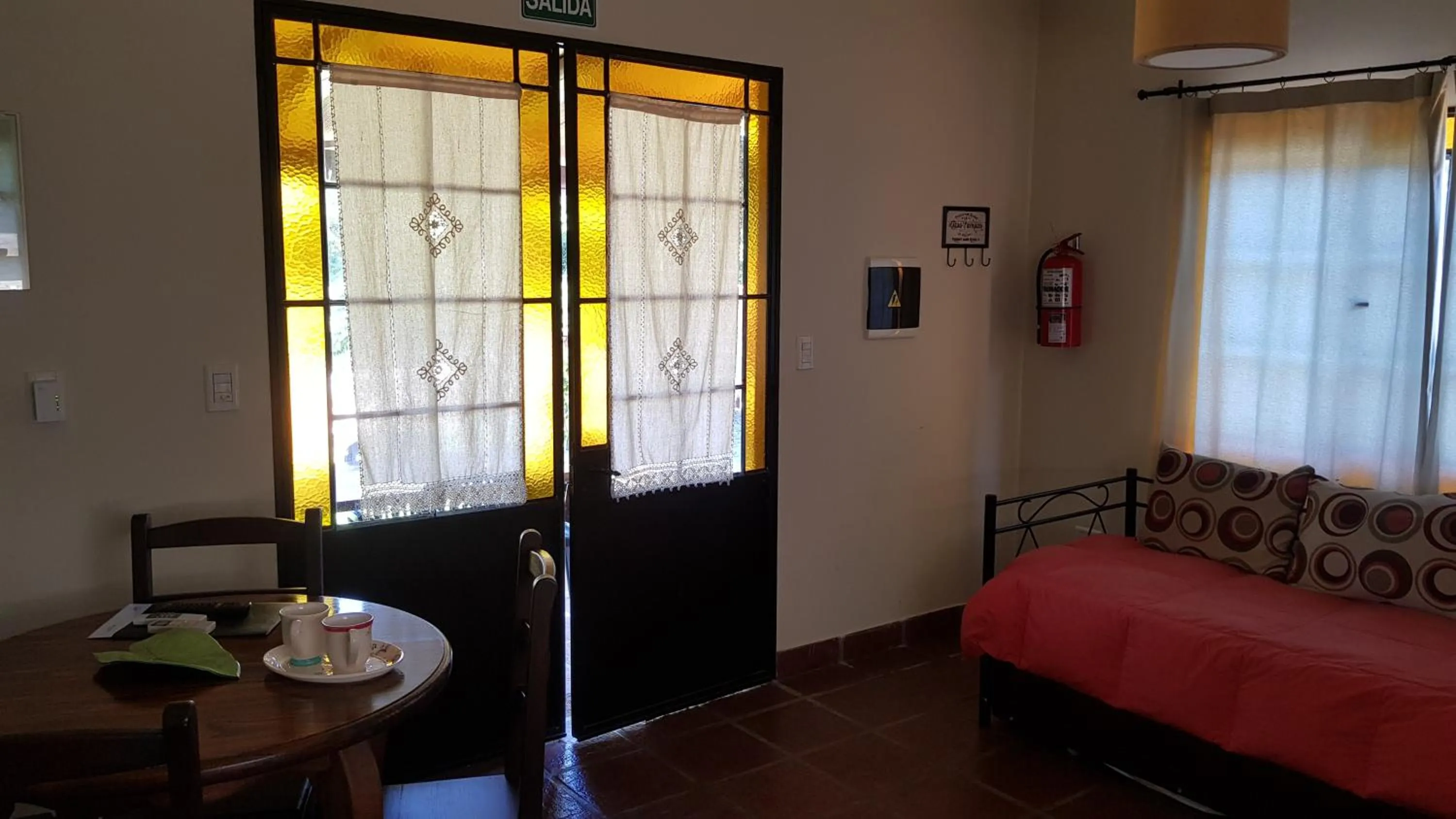 Bedroom, Bed in Posada del Santo Green & Rest - Cabañas