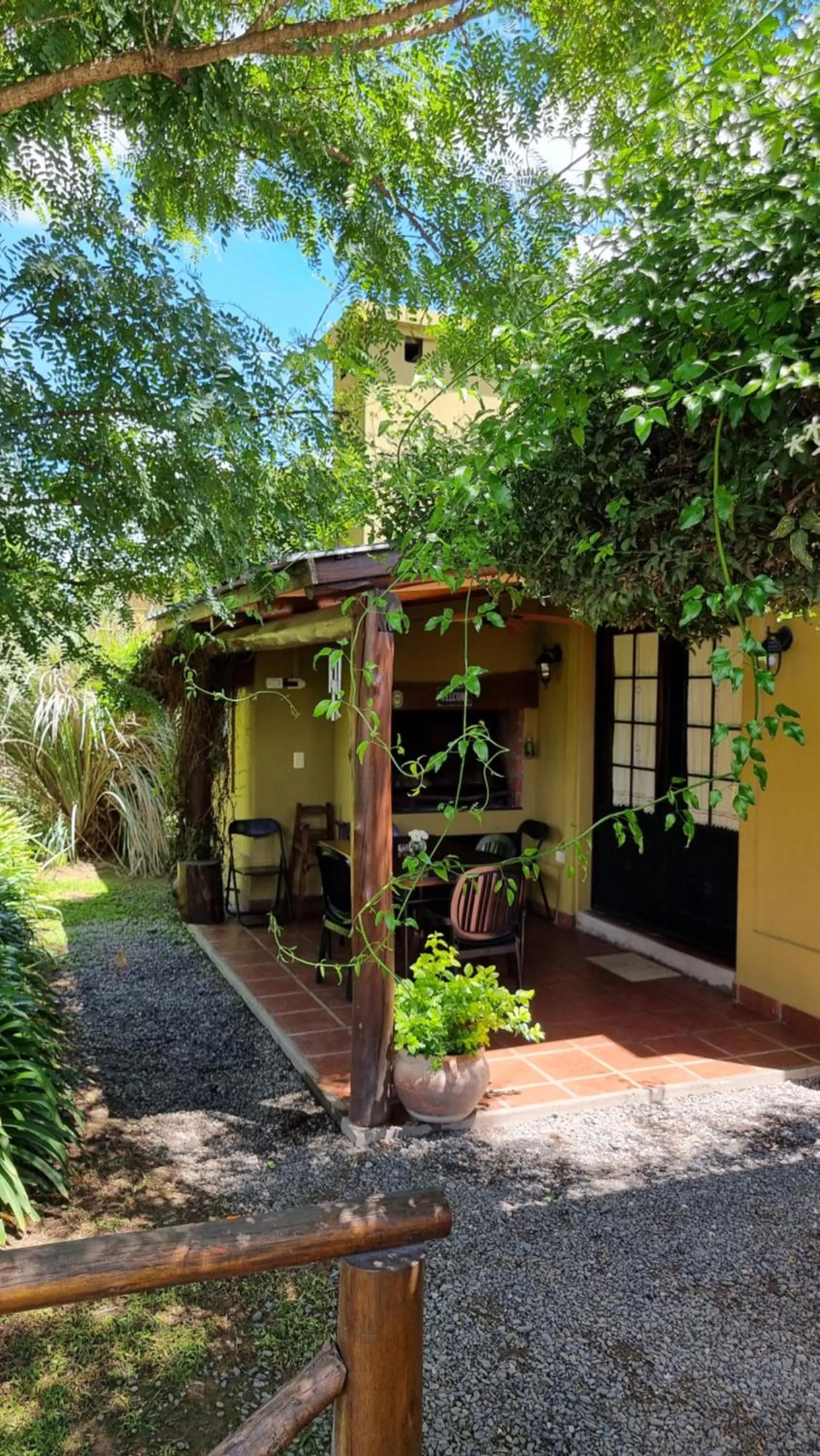 Patio in Posada del Santo Green & Rest - Cabañas