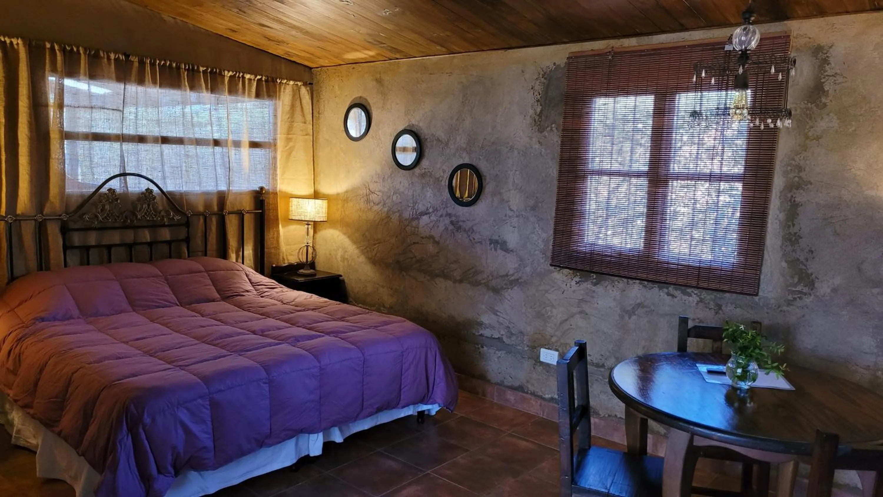 Photo of the whole room, Bed in Posada del Santo Green & Rest - Cabañas