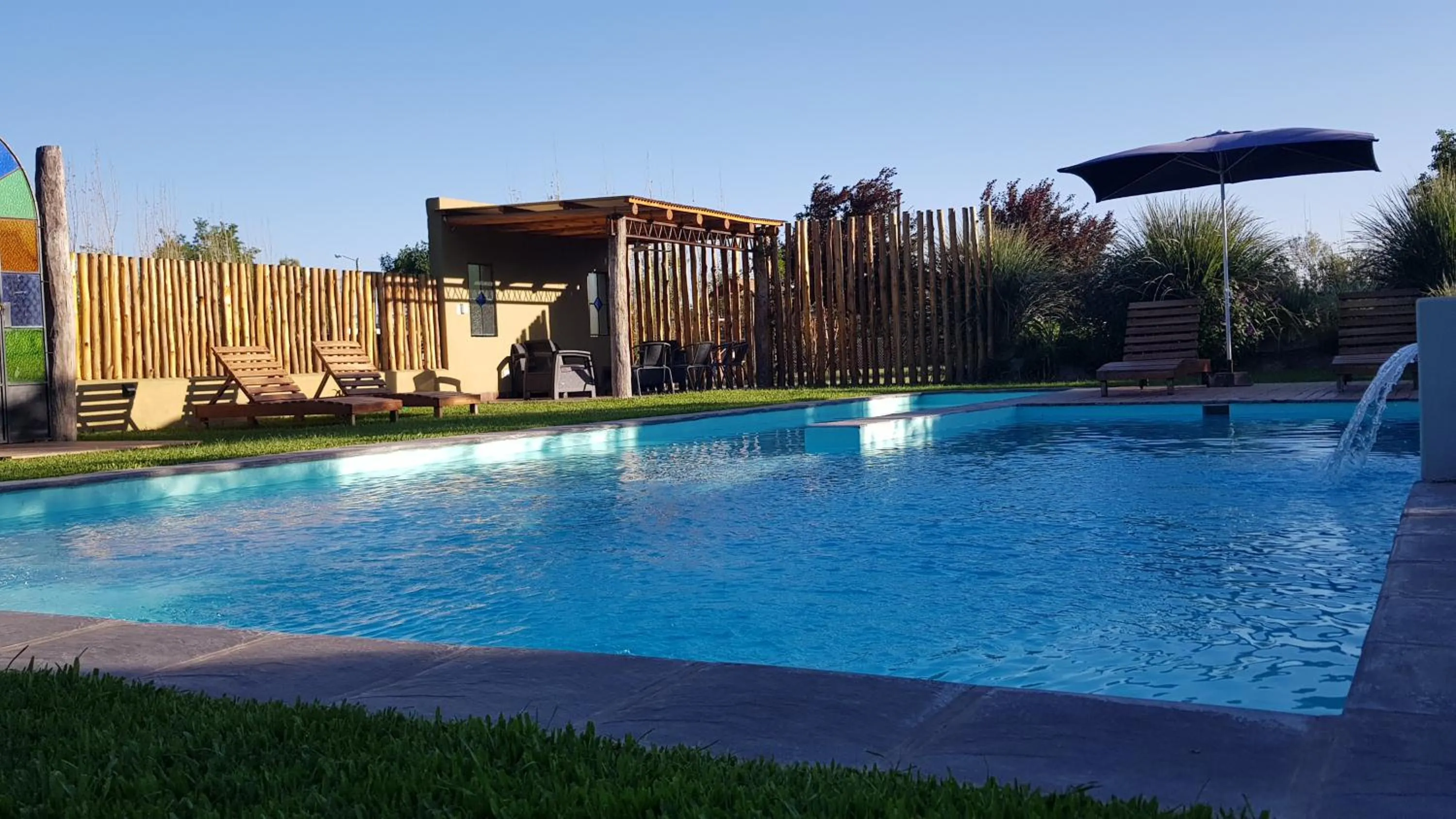 Pool view in Posada del Santo Green & Rest - Cabañas