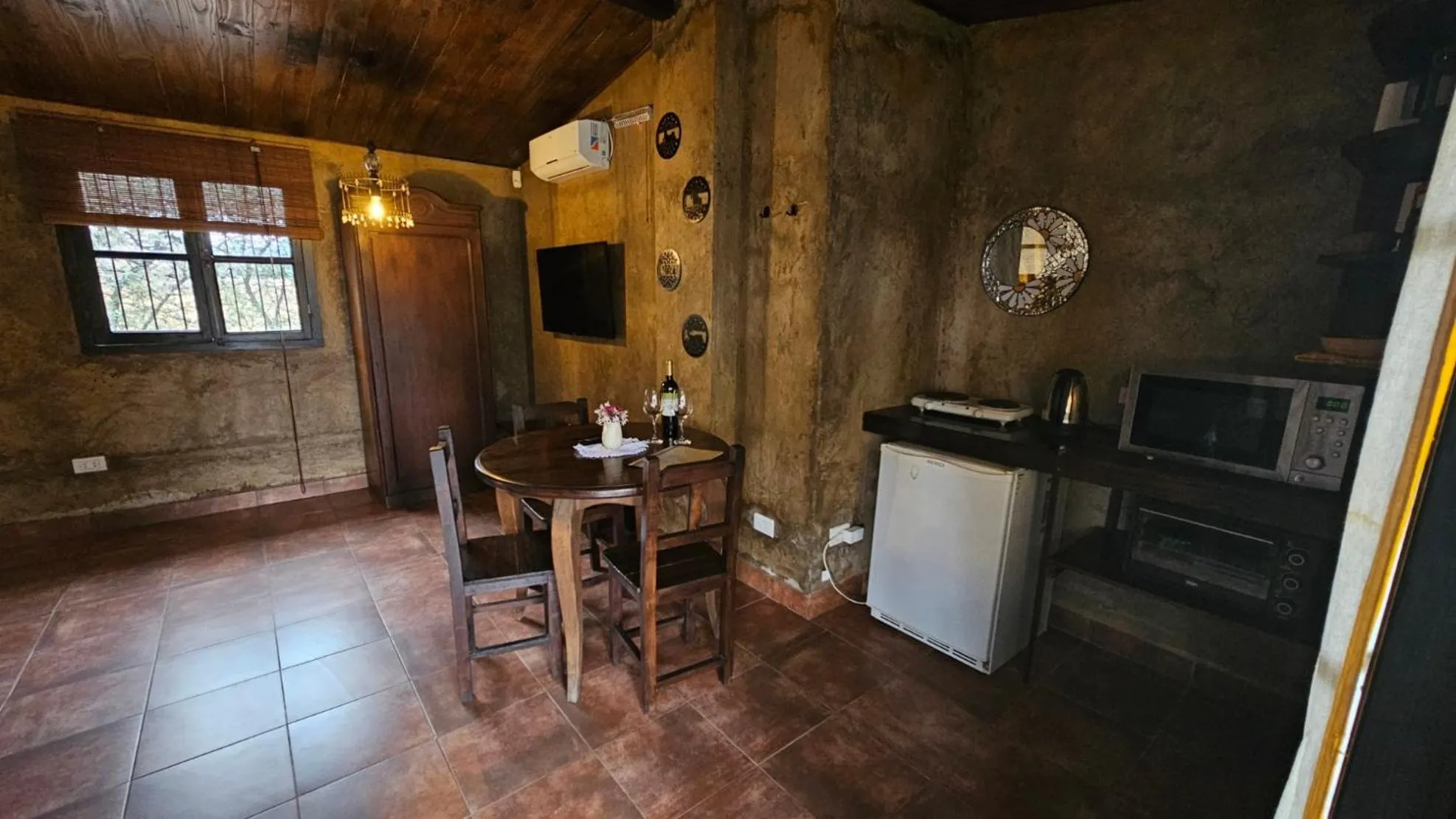 Dining area in Posada del Santo Green & Rest - Cabañas