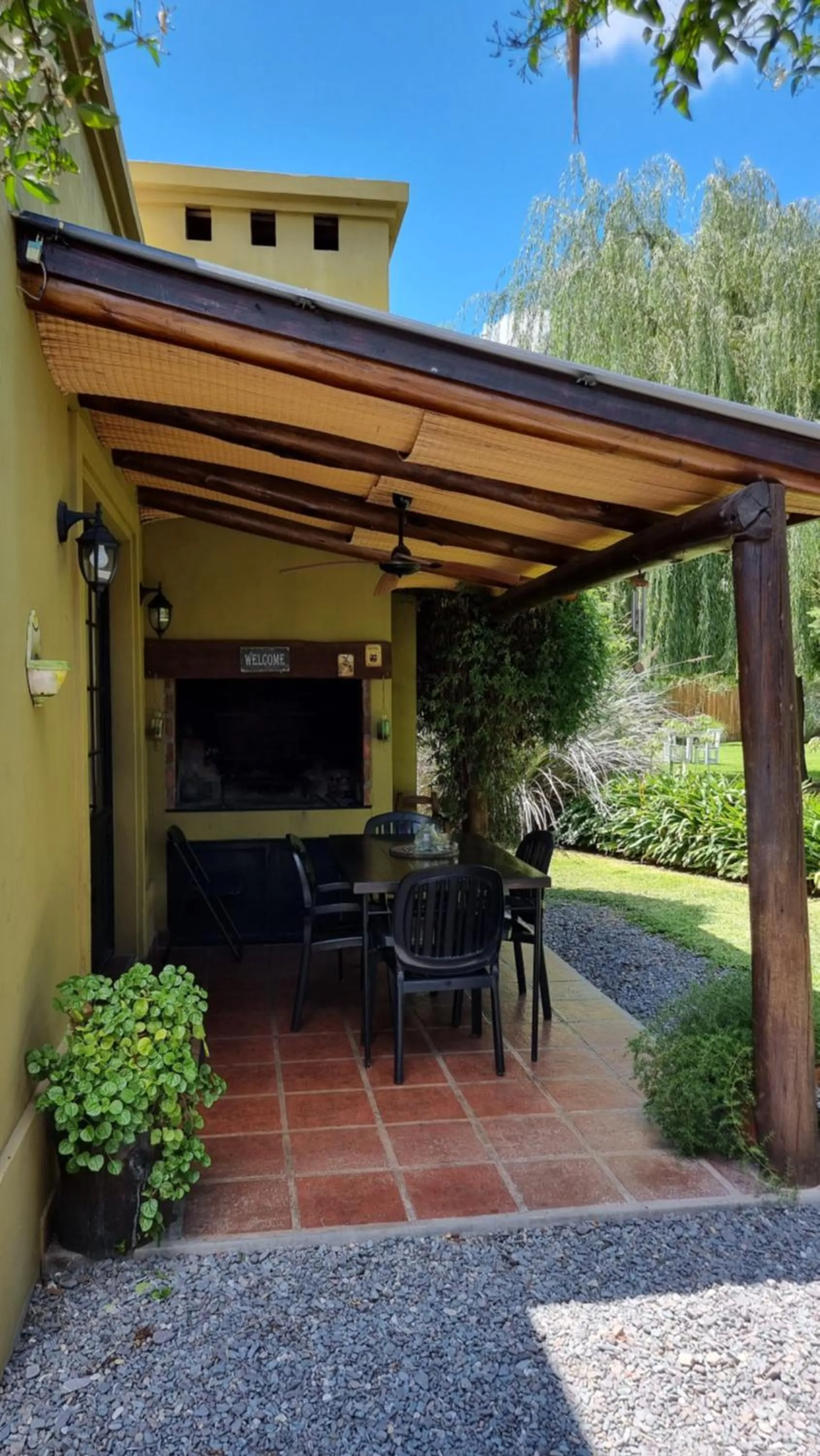 Patio in Posada del Santo Green & Rest - Cabañas