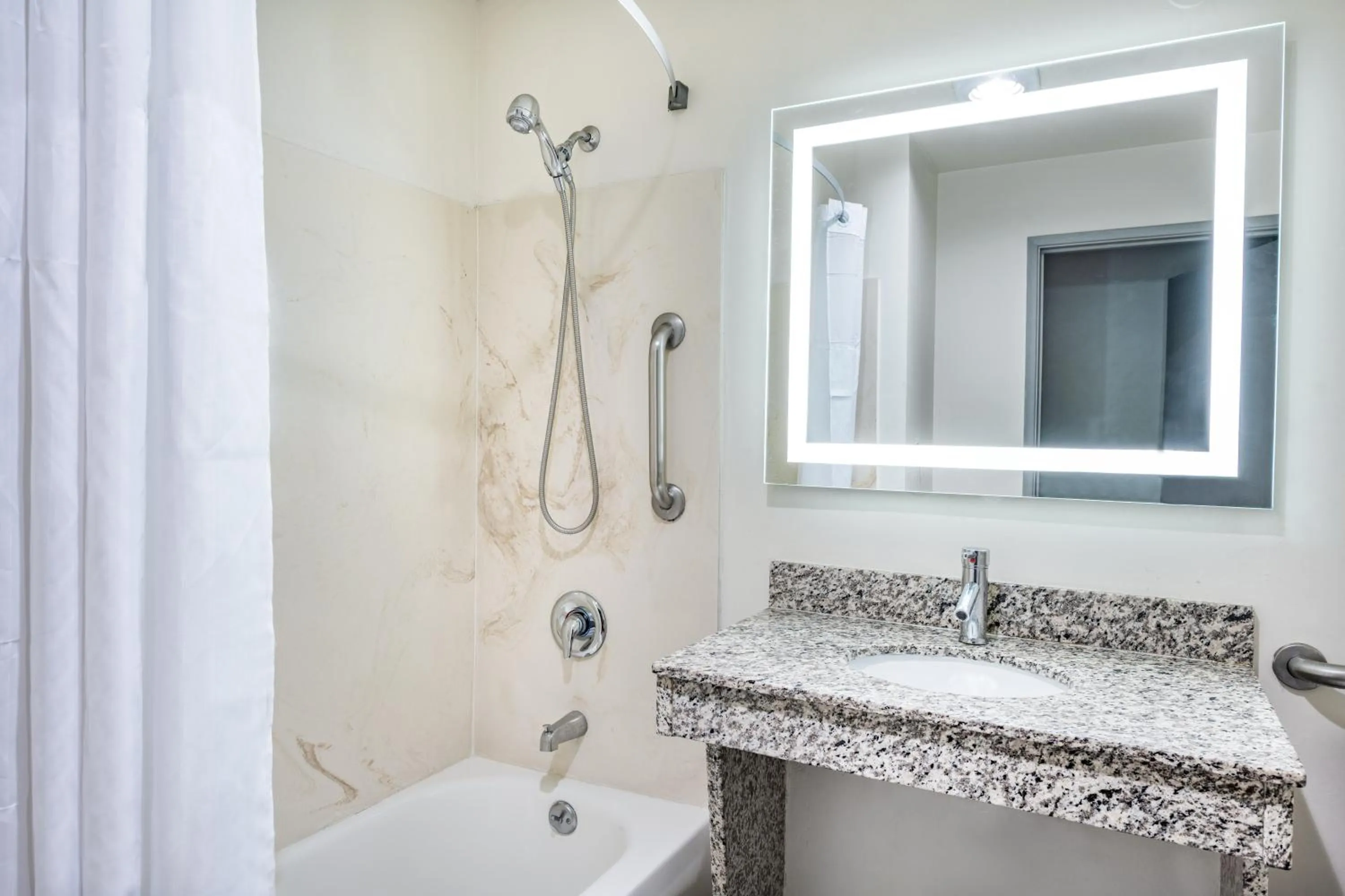 Shower in Ramada by Wyndham Bakersfield
