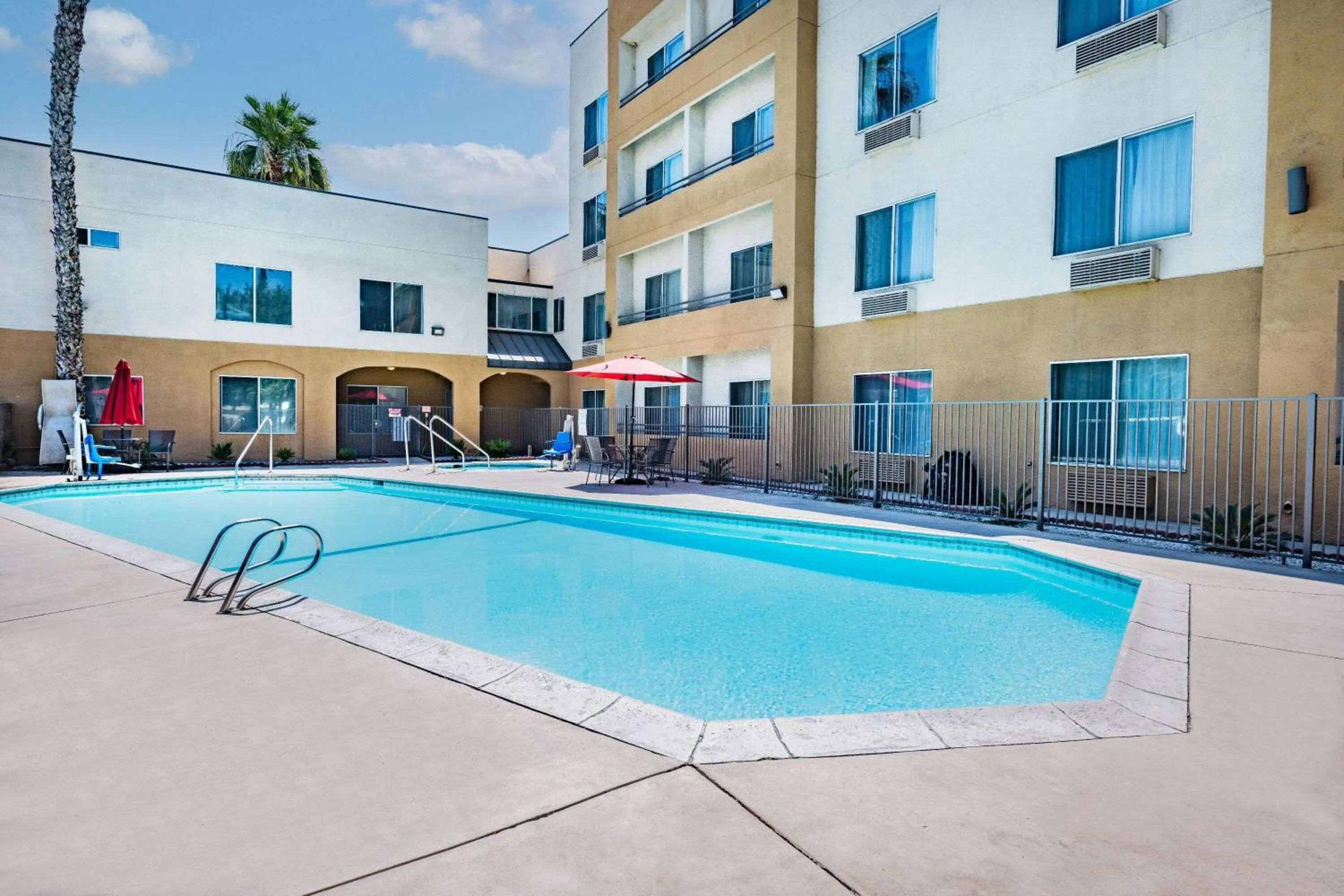 Pool view in Ramada by Wyndham Bakersfield