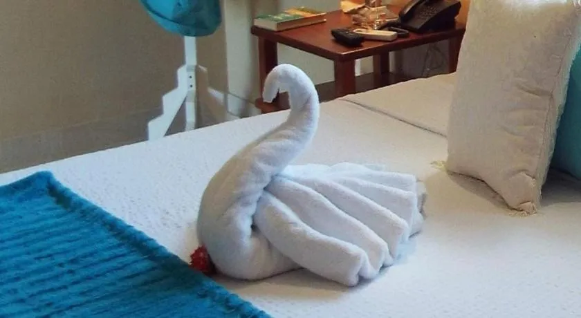 Bed in Hotel La Gaviota Tropical