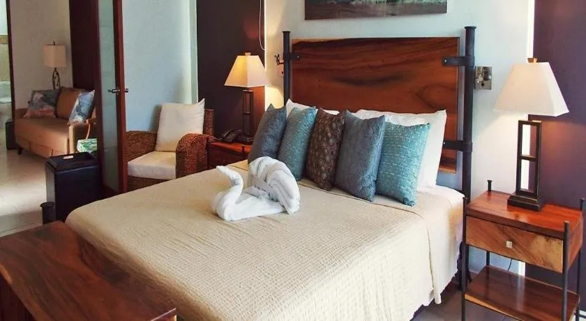 Bed in Hotel La Gaviota Tropical