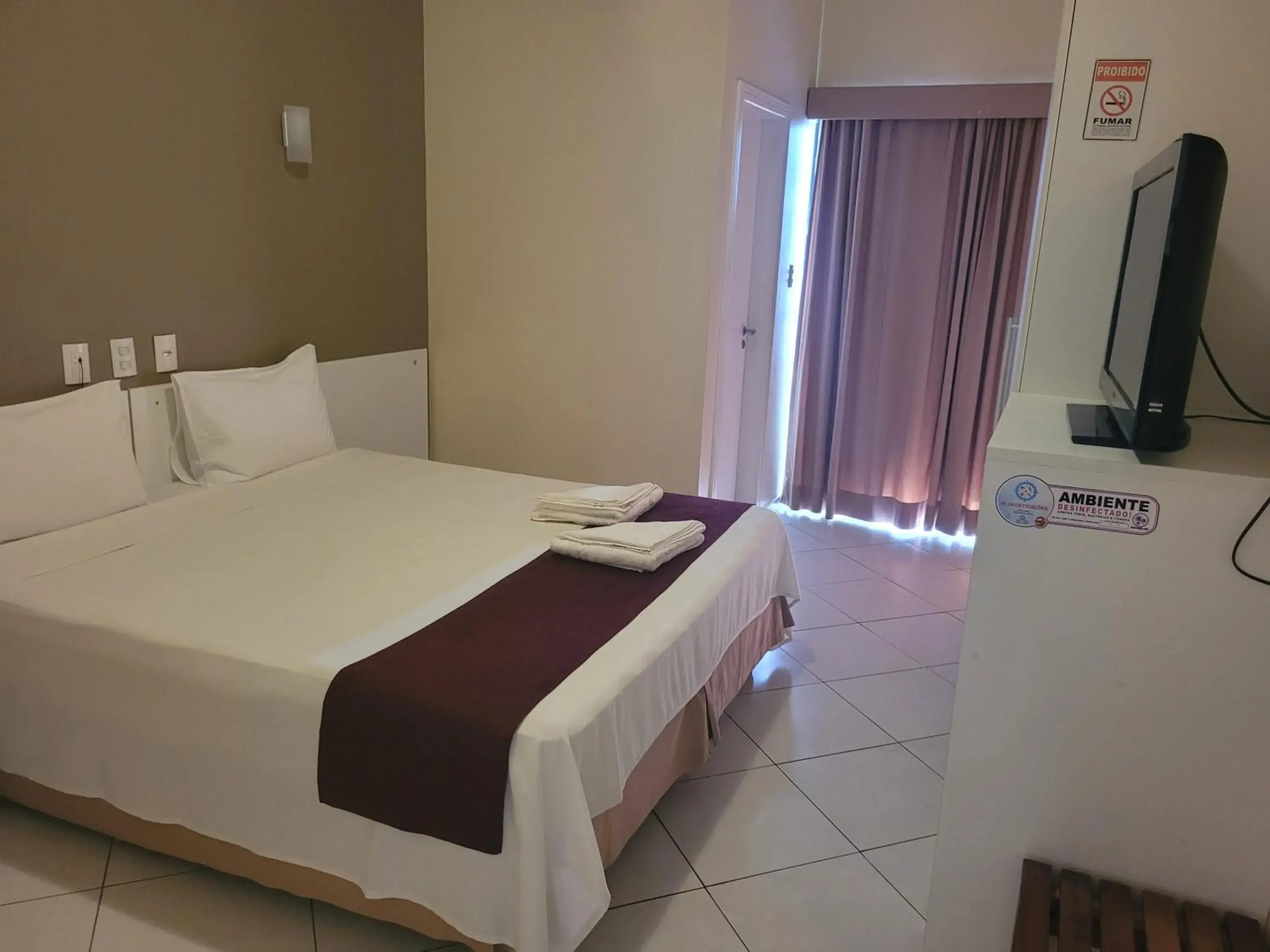 Bed in Sandrin Praia Hotel Bed in Sandrin Praia Hotel