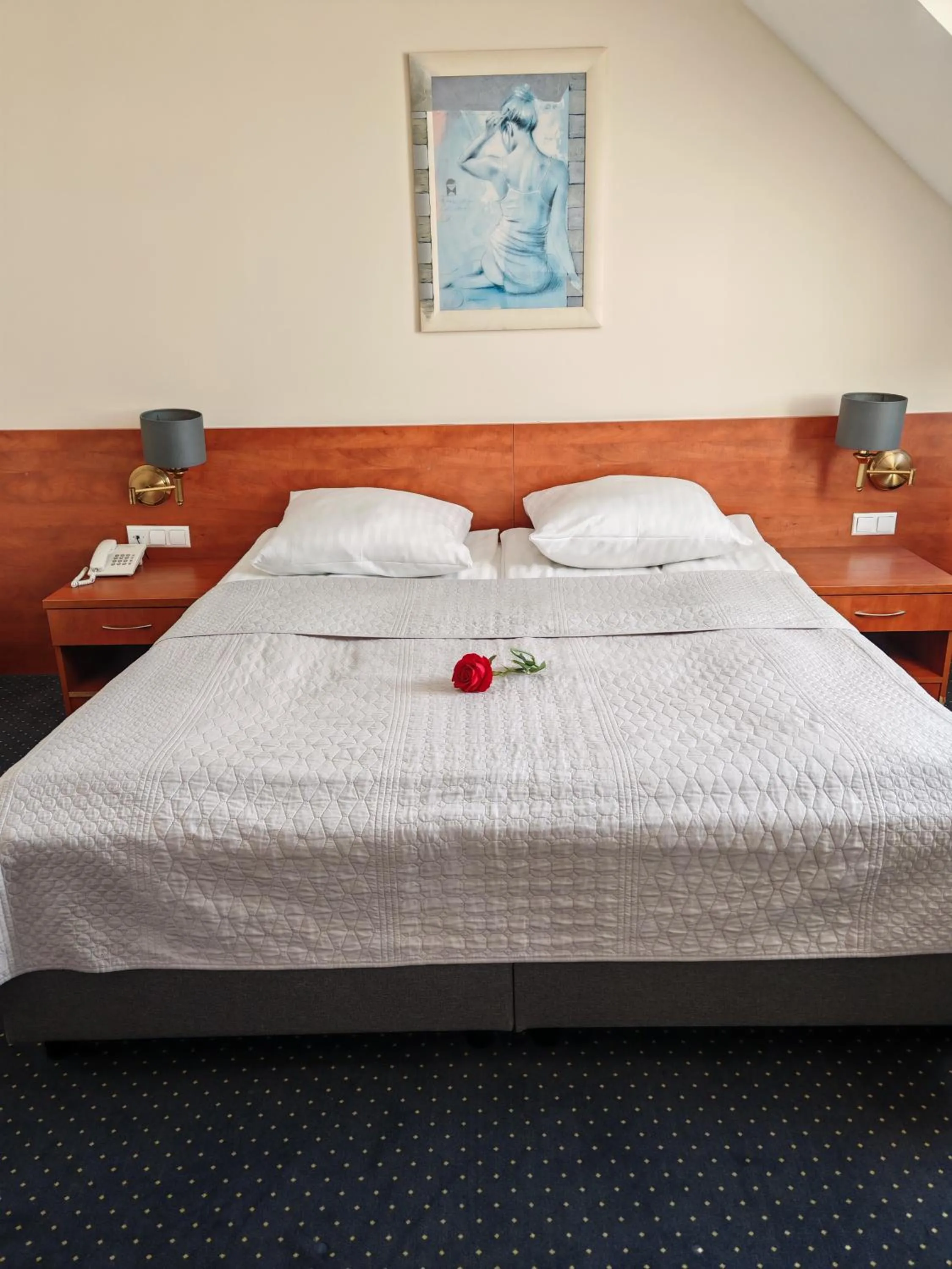 Hot Tub, Bed in Hotel Daria