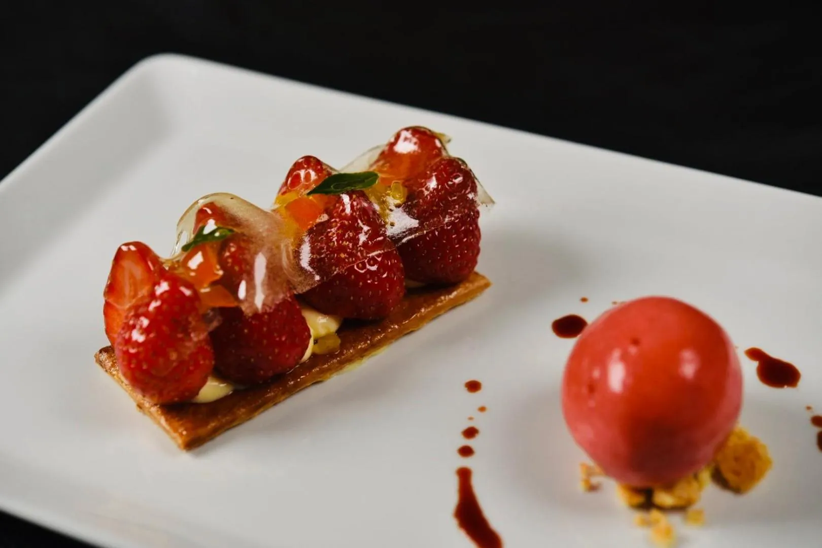 Food close-up in Logis Restaurant & Hôtel À la 12