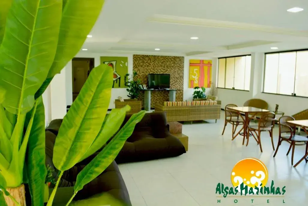 Lobby or reception in Hotel Algas Marinhas Lobby or reception in Hotel Algas Marinhas