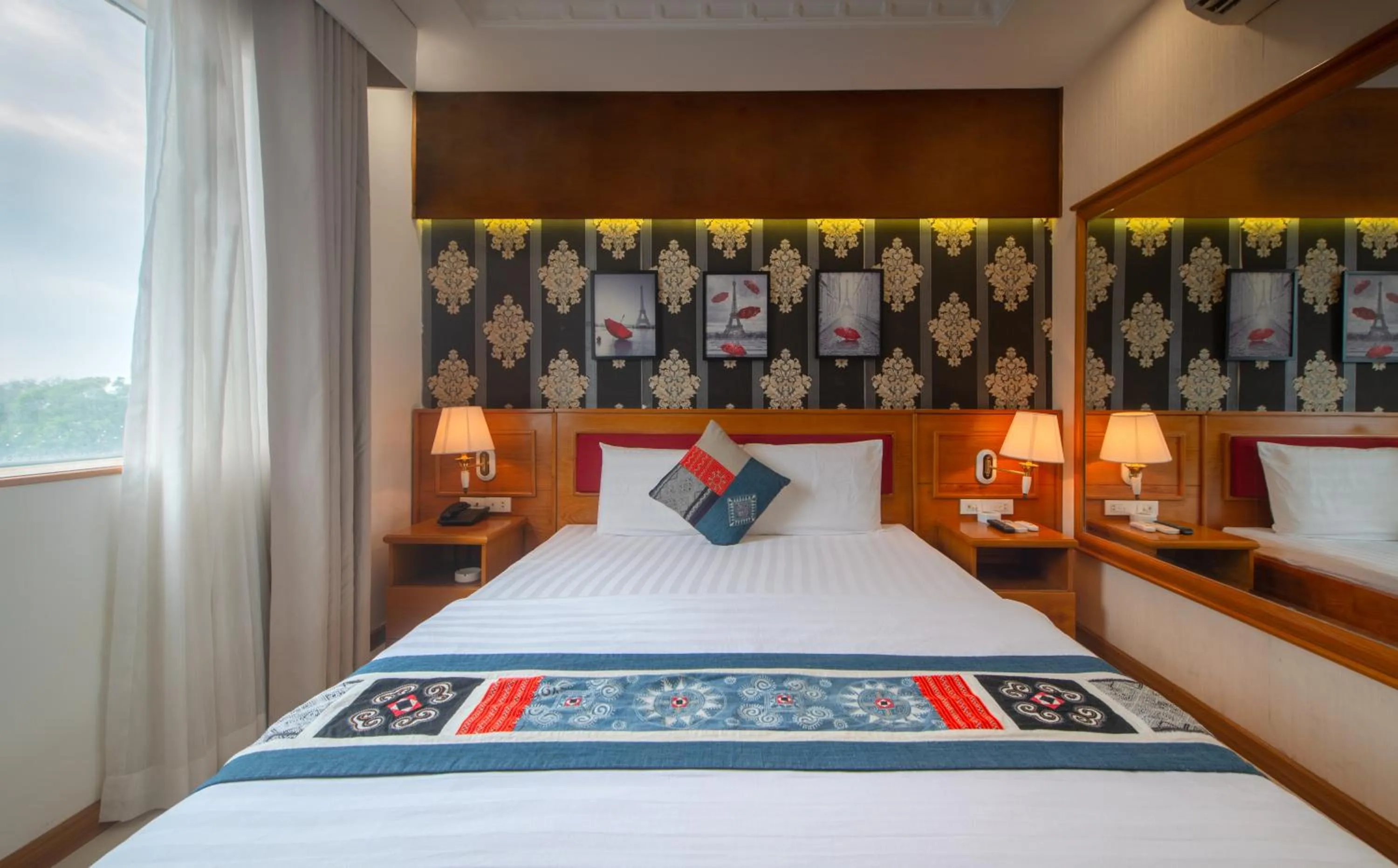 Bed in Anh Dao Hotel