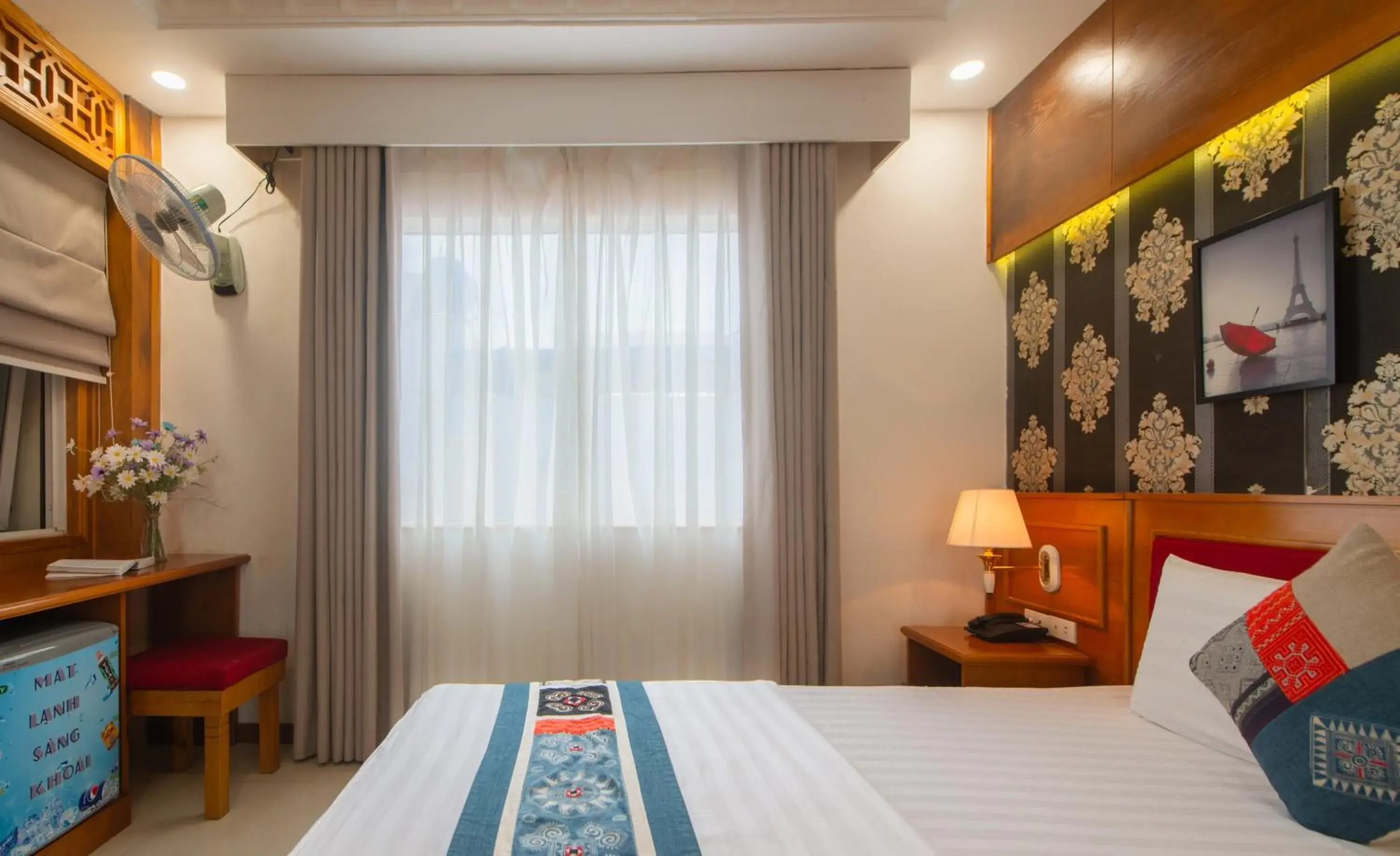 Bed in Anh Dao Hotel Bed in Anh Dao Hotel