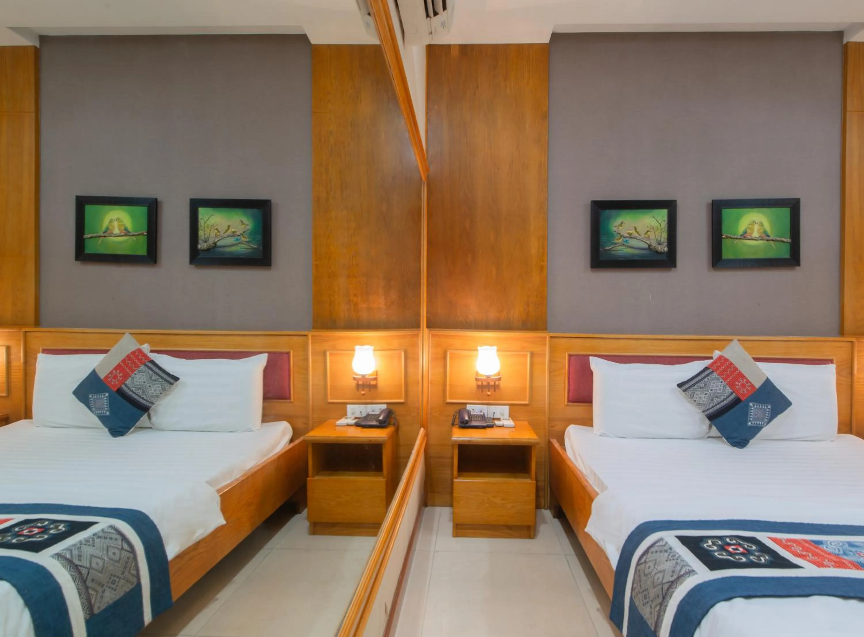 Bed in Anh Dao Hotel