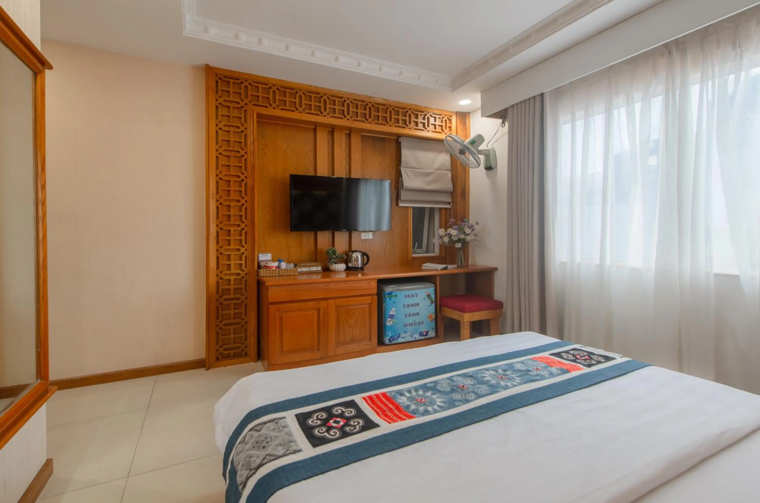 Bed in Anh Dao Hotel