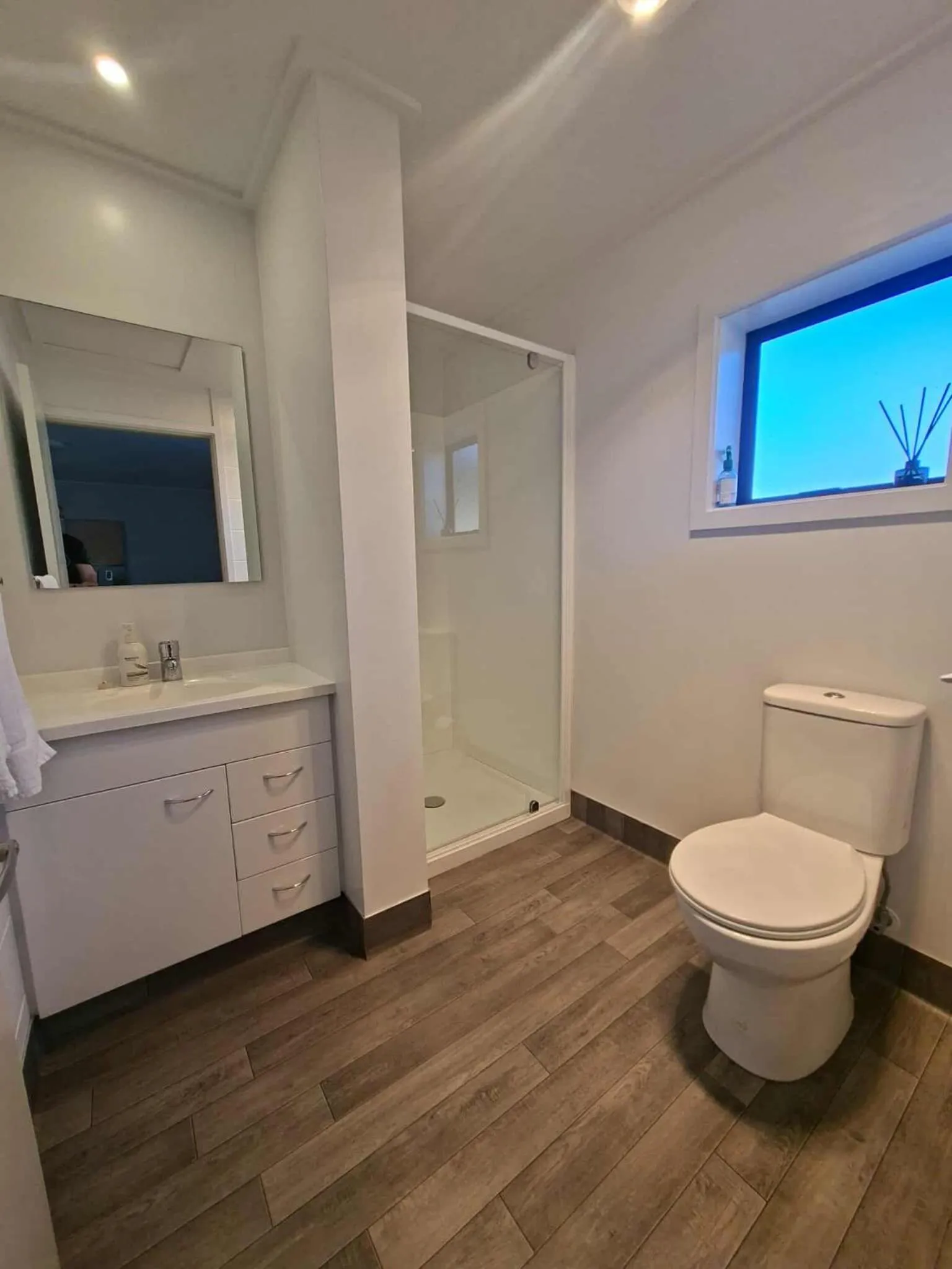 Toilet in Mackenzie Motels