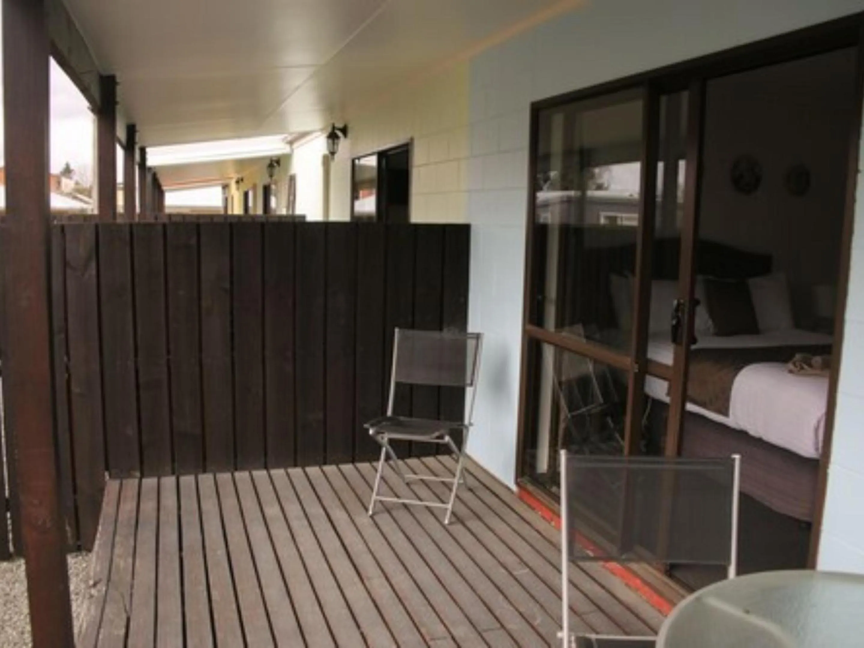 Patio in Mackenzie Motels