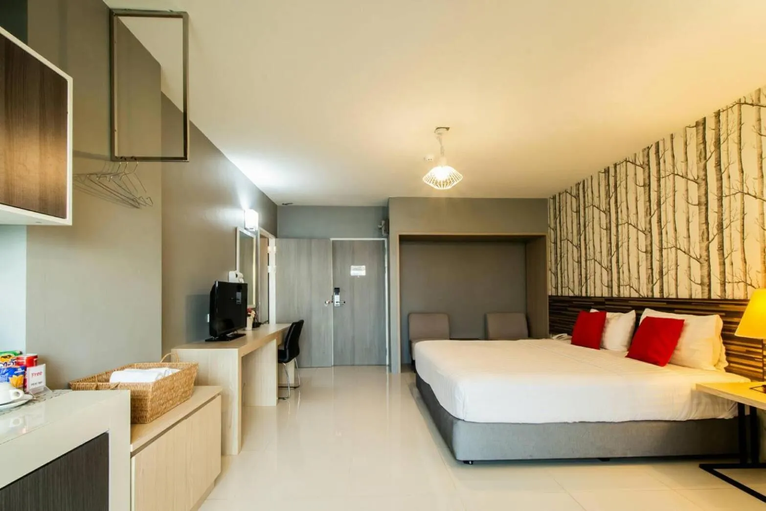 Photo of the whole room, Bed in PM Residence