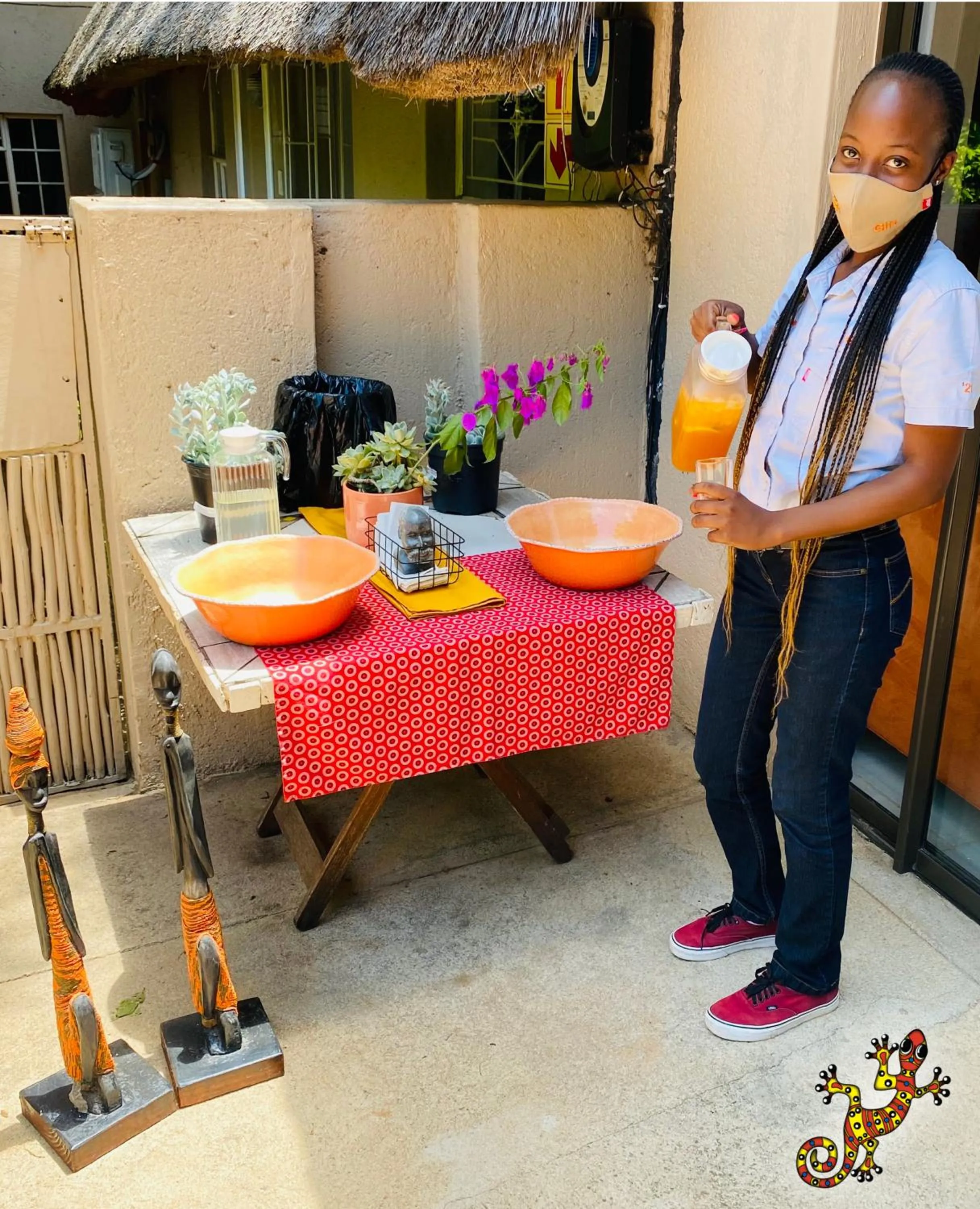 Lobby or reception in Sabie River Bush Lodge