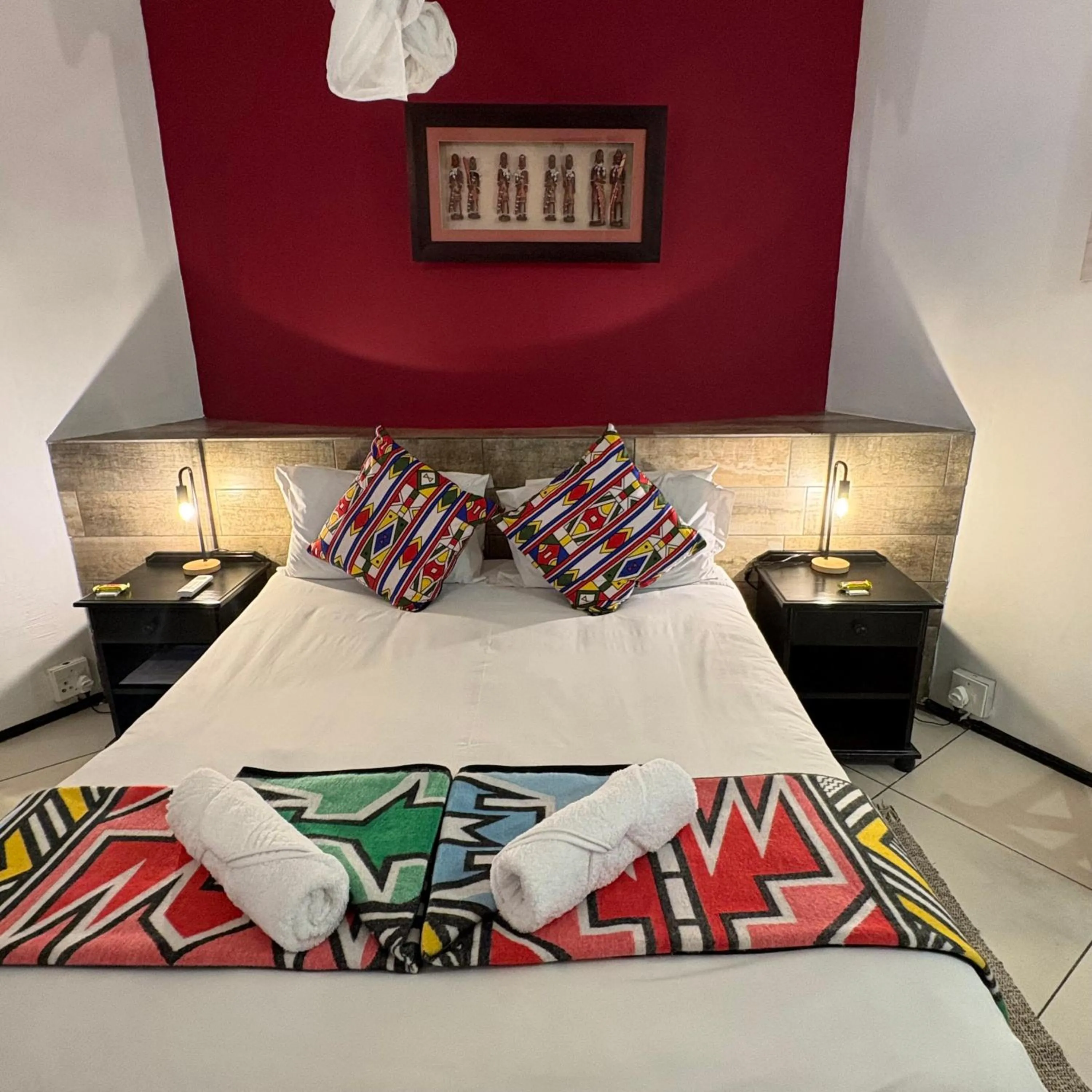 Bed in Sabie River Bush Lodge