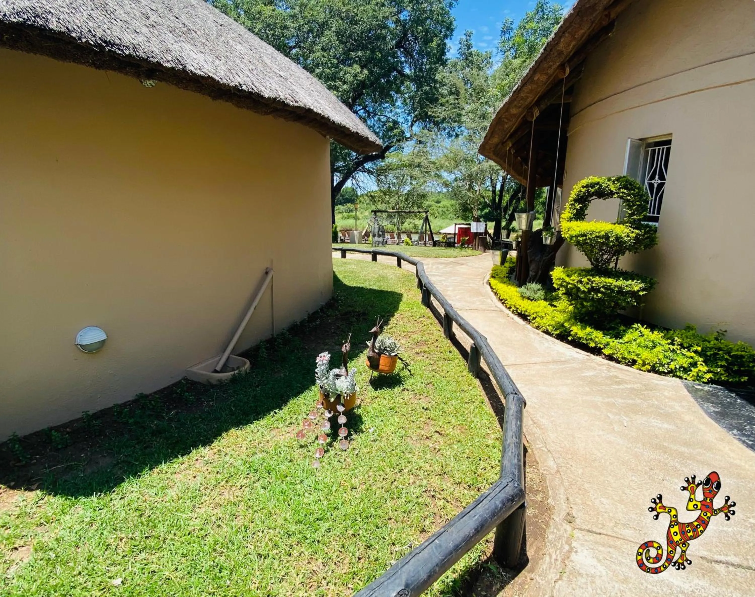 Garden in Sabie River Bush Lodge