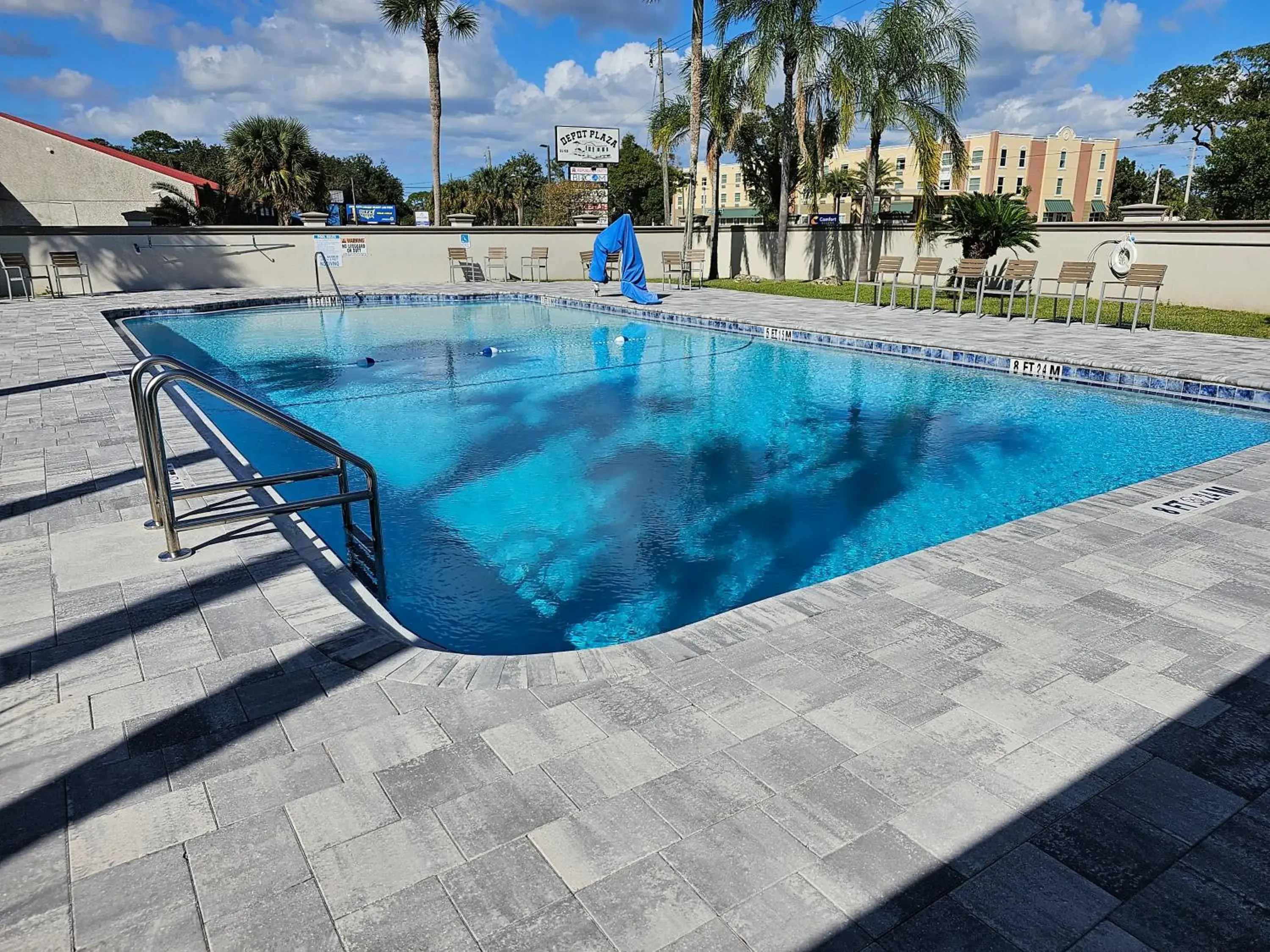 Pool view in Rodeway Inn St Augustine Historic District Pool view in Rodeway Inn St Augustine Historic District