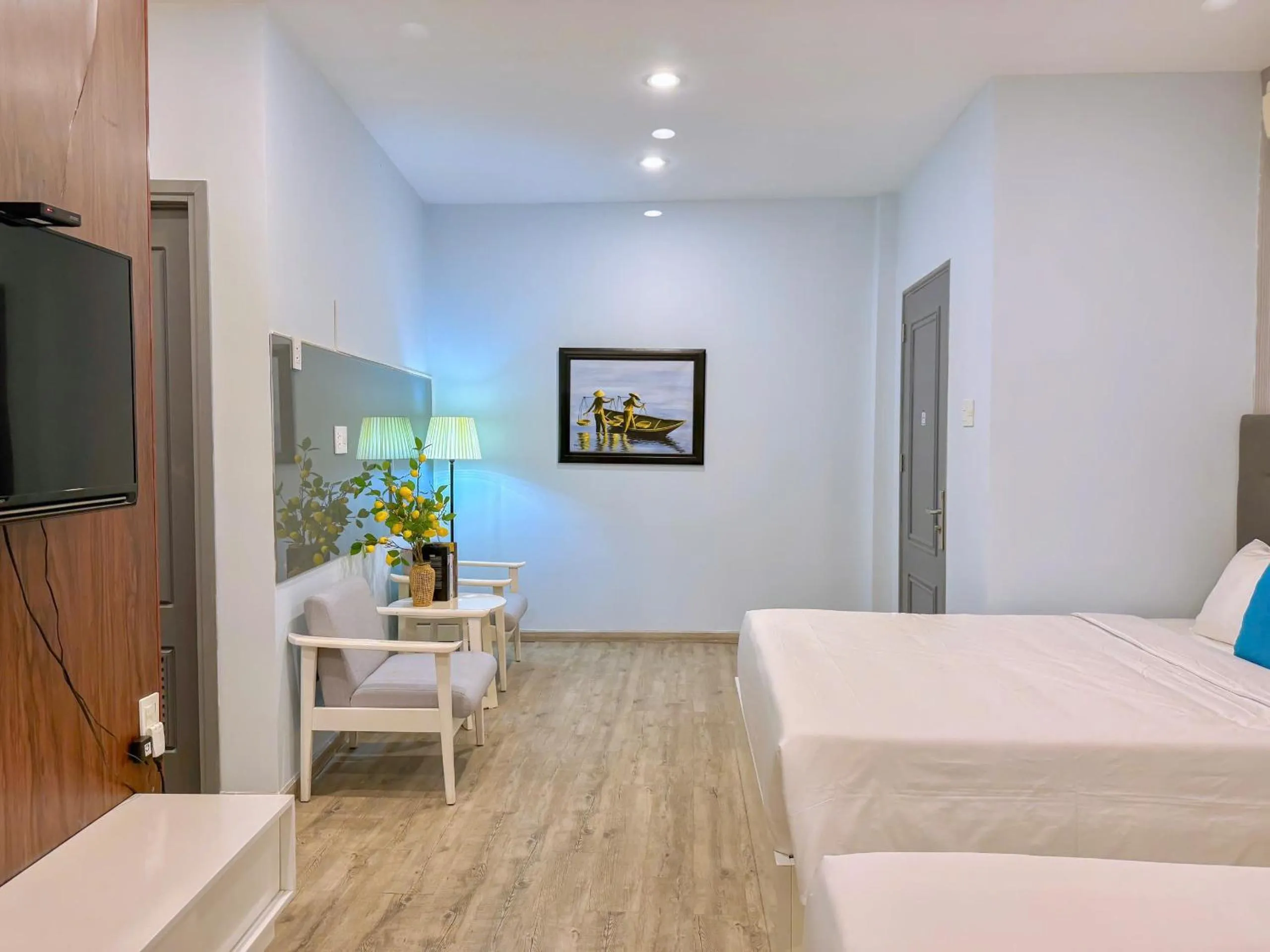 Bed in The Wind Mountainside Hotel