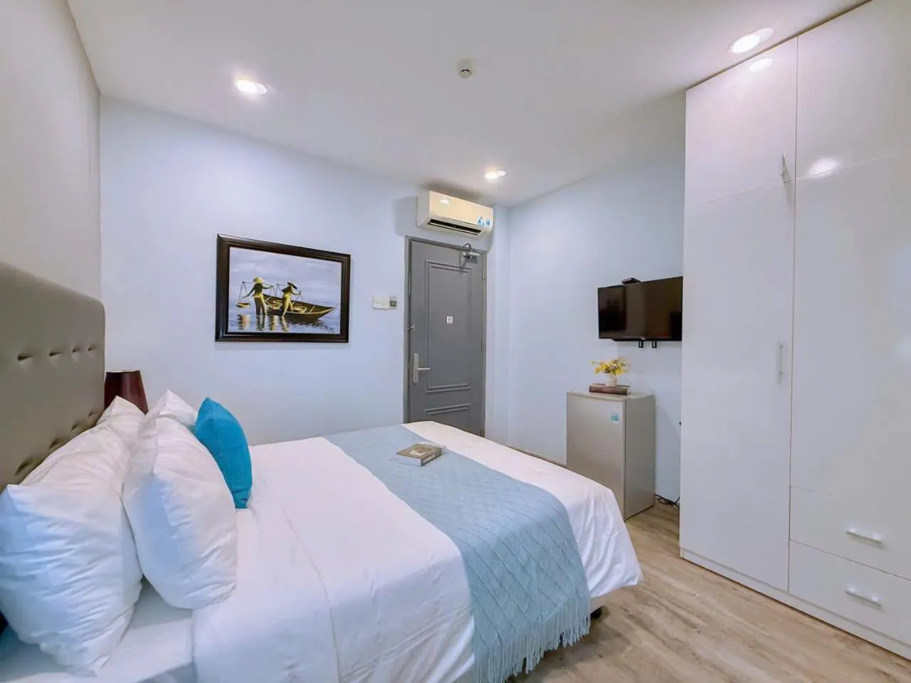 Bed in The Wind Mountainside Hotel