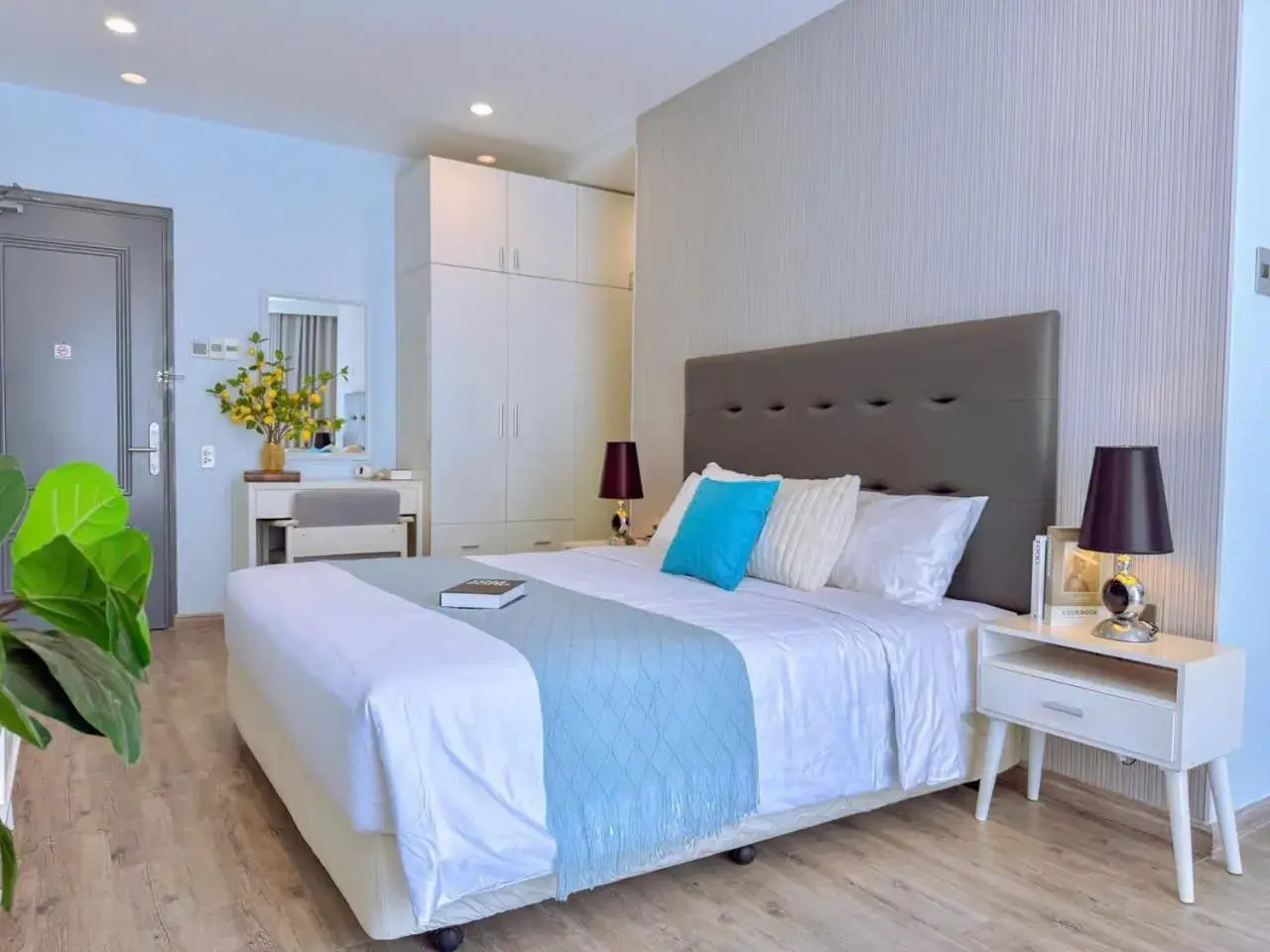 Bed in The Wind Mountainside Hotel Bed in The Wind Mountainside Hotel