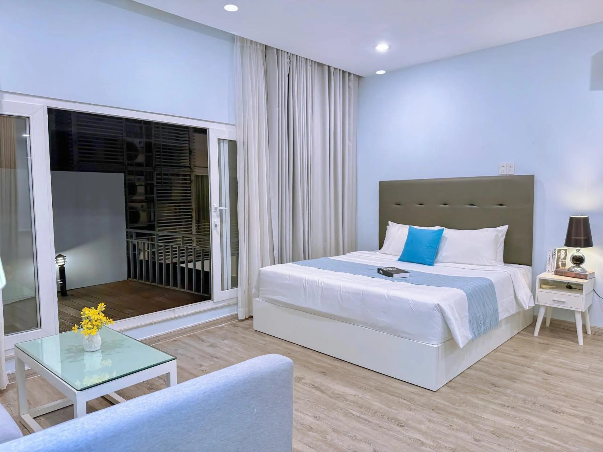 Bed in The Wind Mountainside Hotel