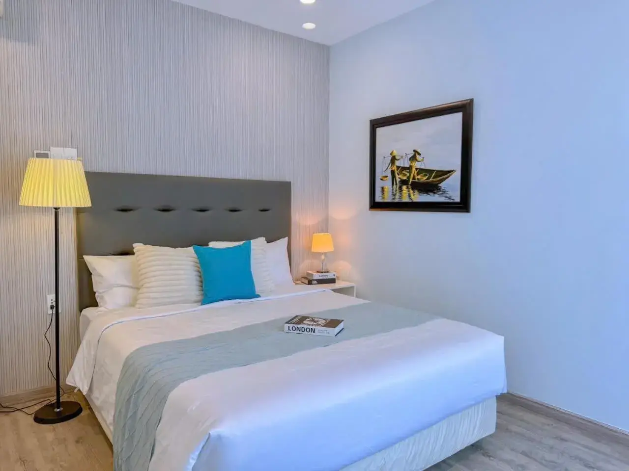 Bed in The Wind Mountainside Hotel Bed in The Wind Mountainside Hotel