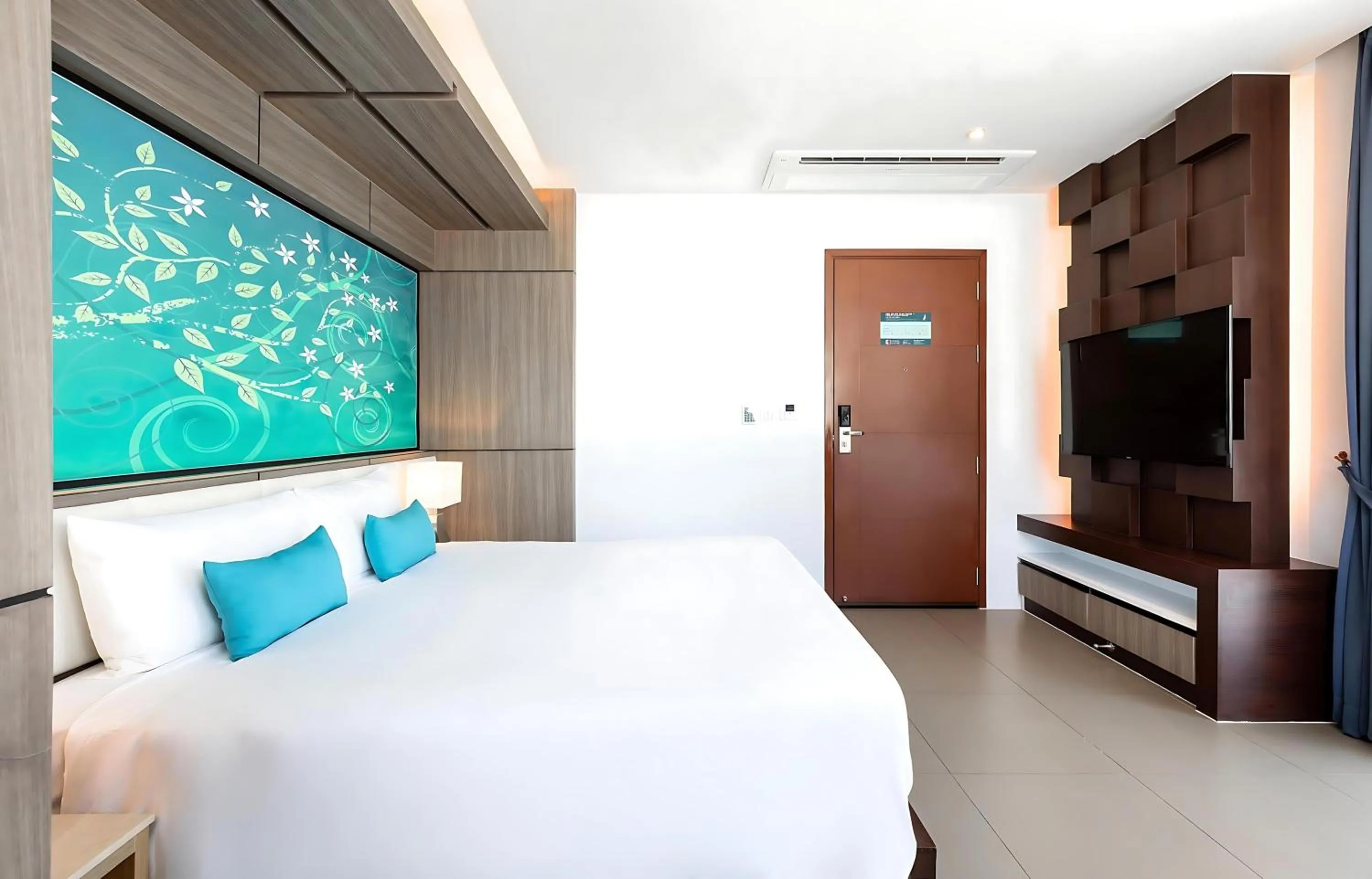 Bedroom, Bed in The Marina Phuket Hotel