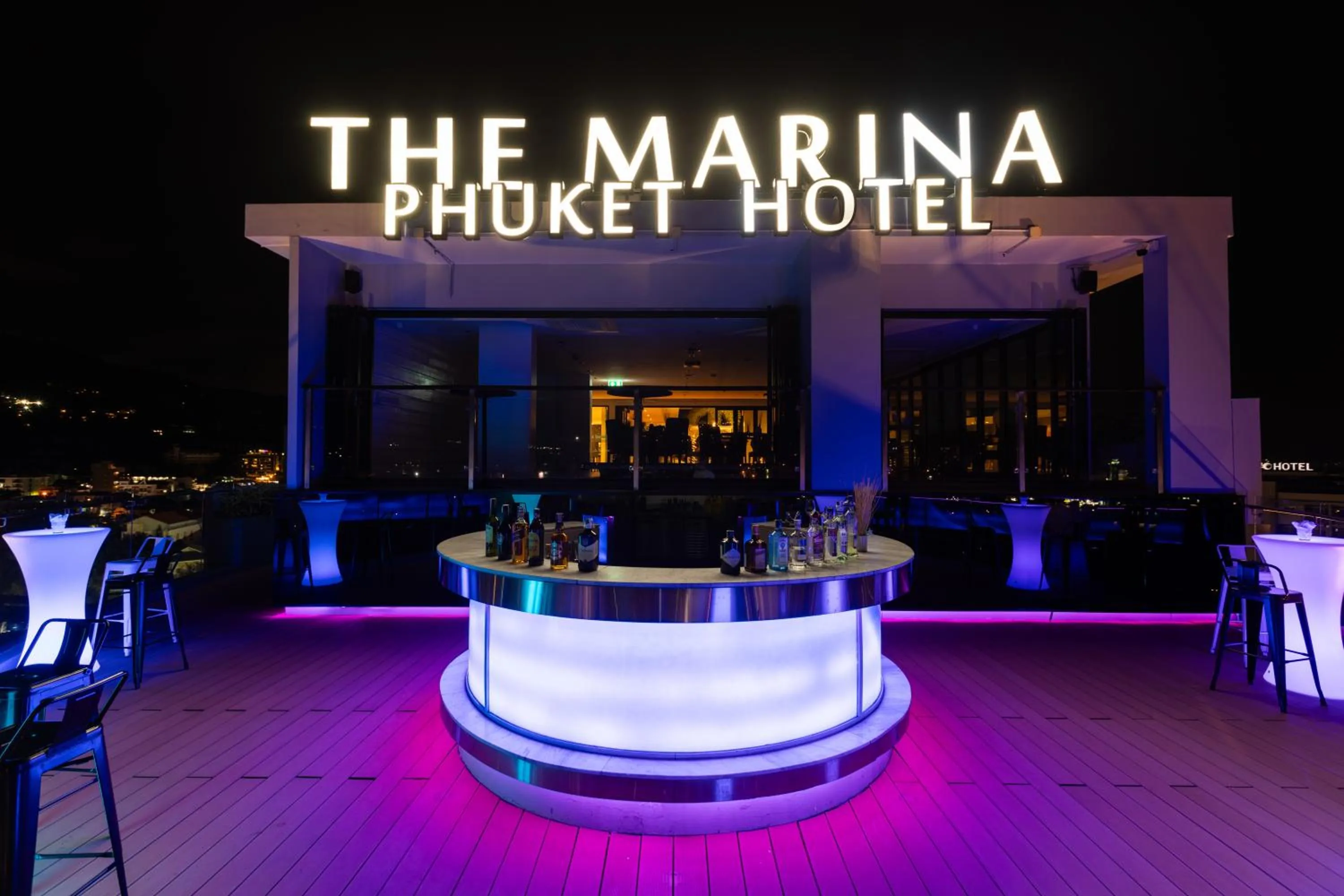 Lounge or bar in The Marina Phuket Hotel