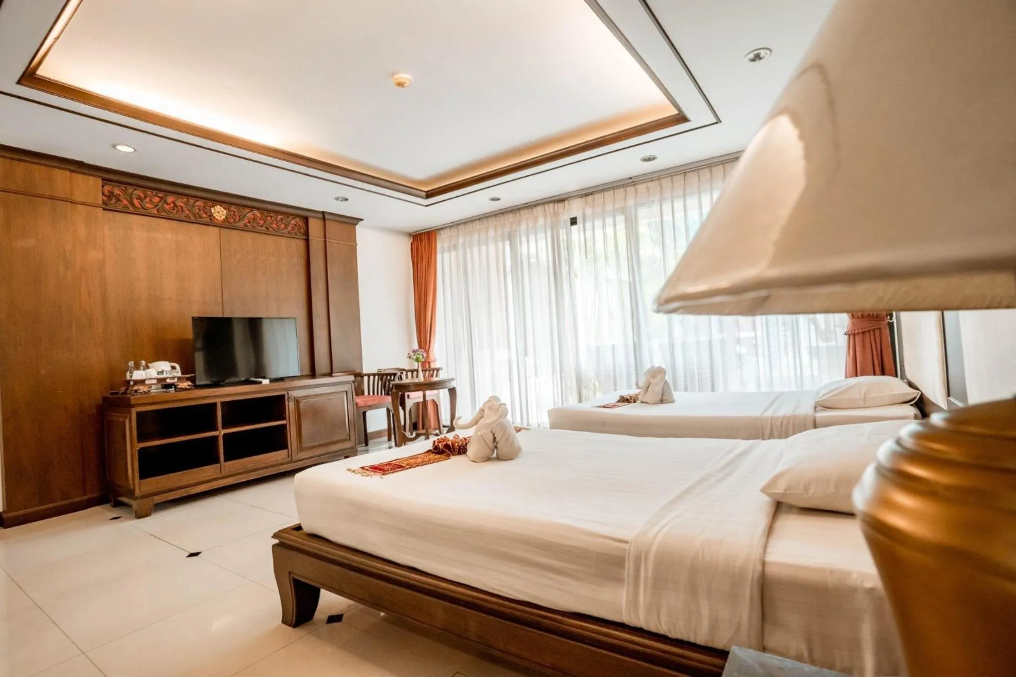 TV and multimedia, Bed in Kasalong Resort and Spa Pattaya