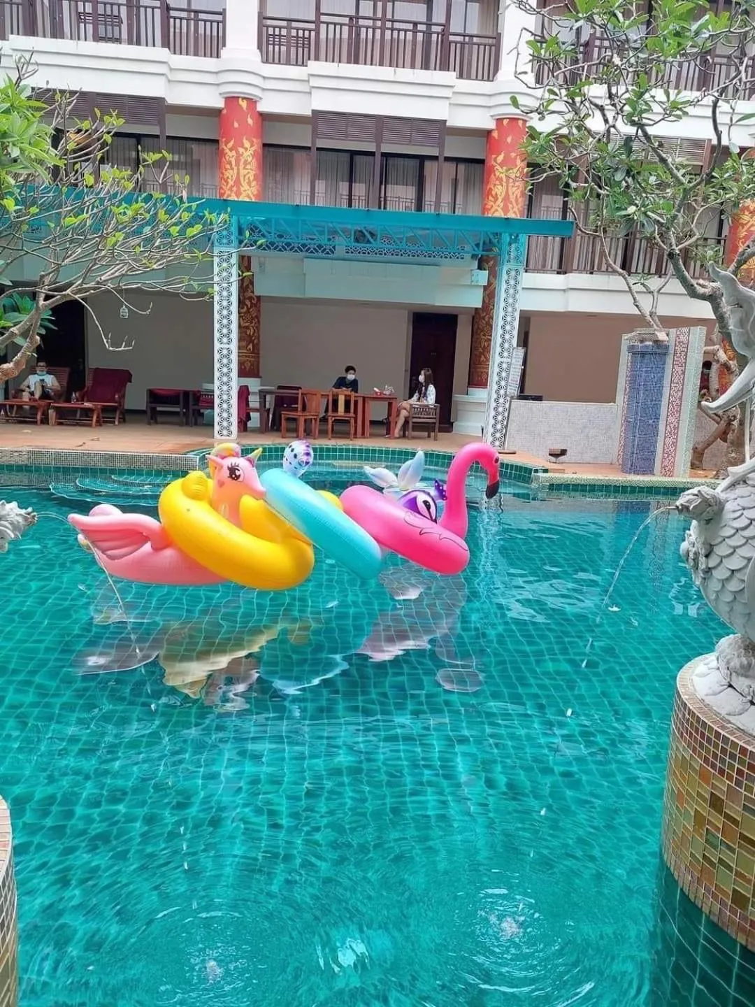 Aqua park in Kasalong Resort and Spa Pattaya