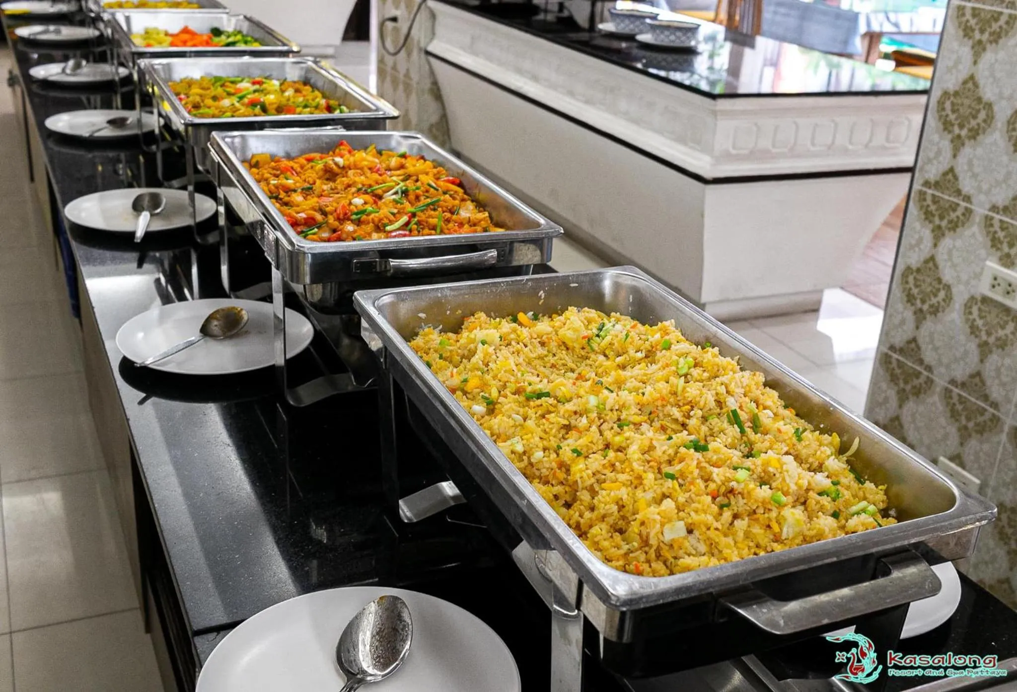 Breakfast in Kasalong Resort and Spa Pattaya