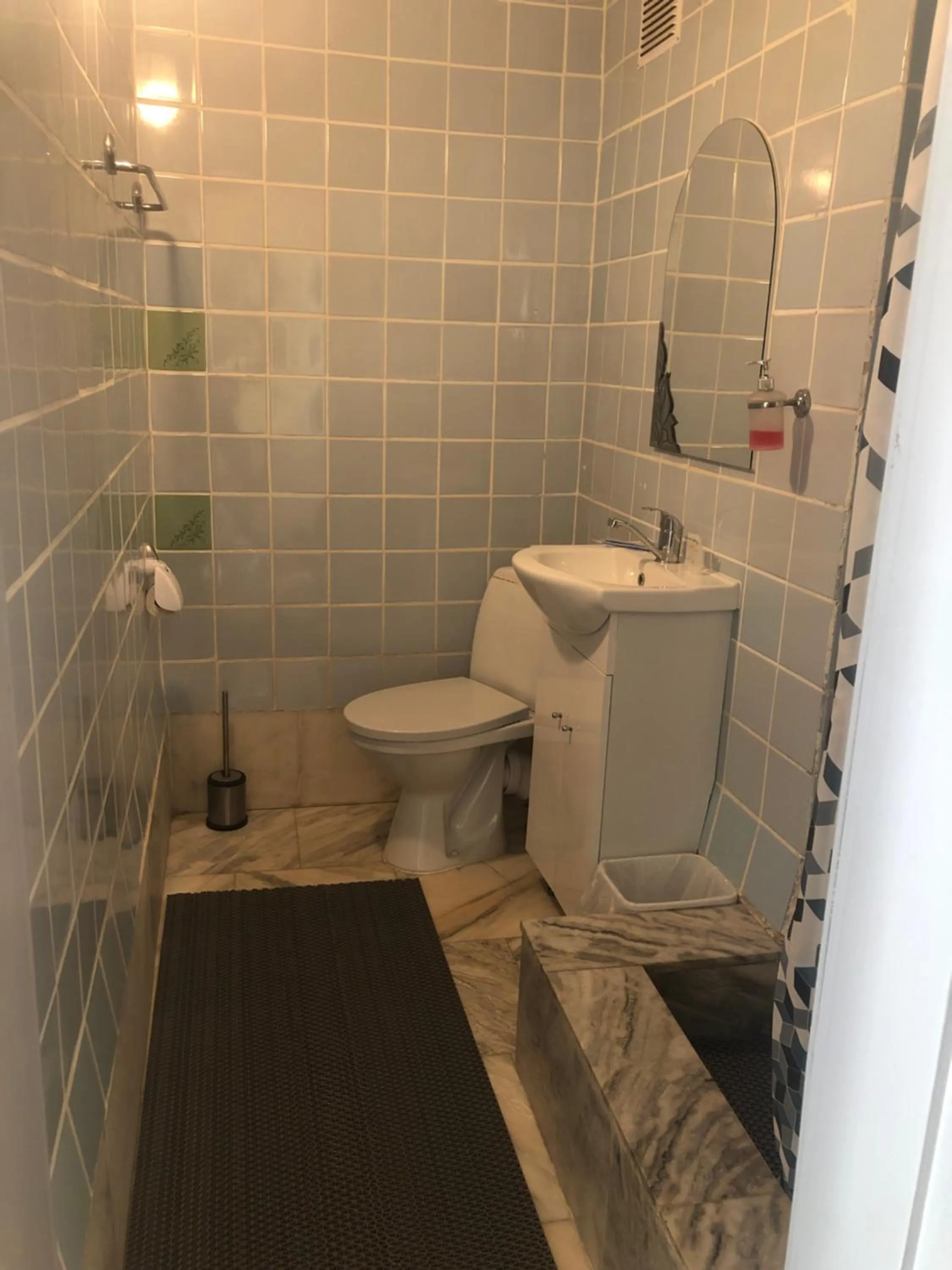 Shower in Riverside Motel Jelgava