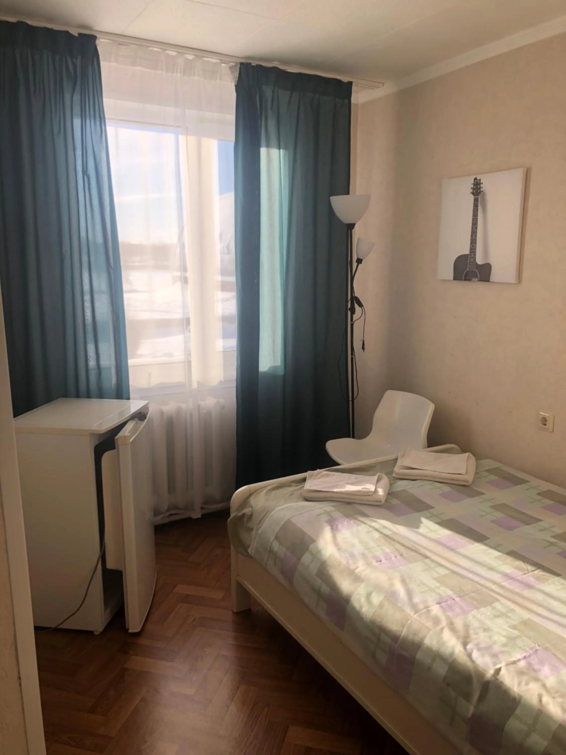 Bed in Riverside Motel Jelgava