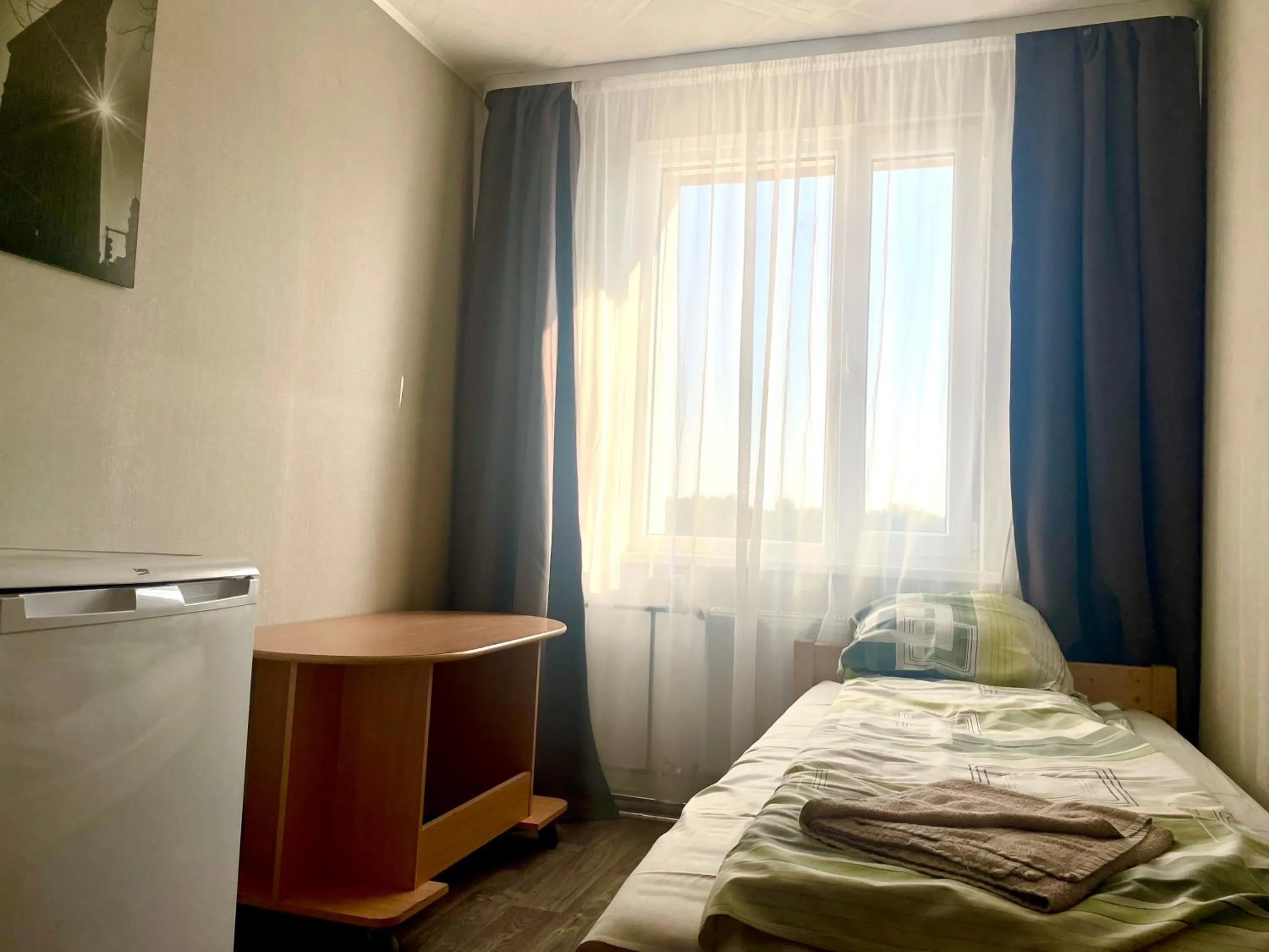 Bed in Riverside Motel Jelgava