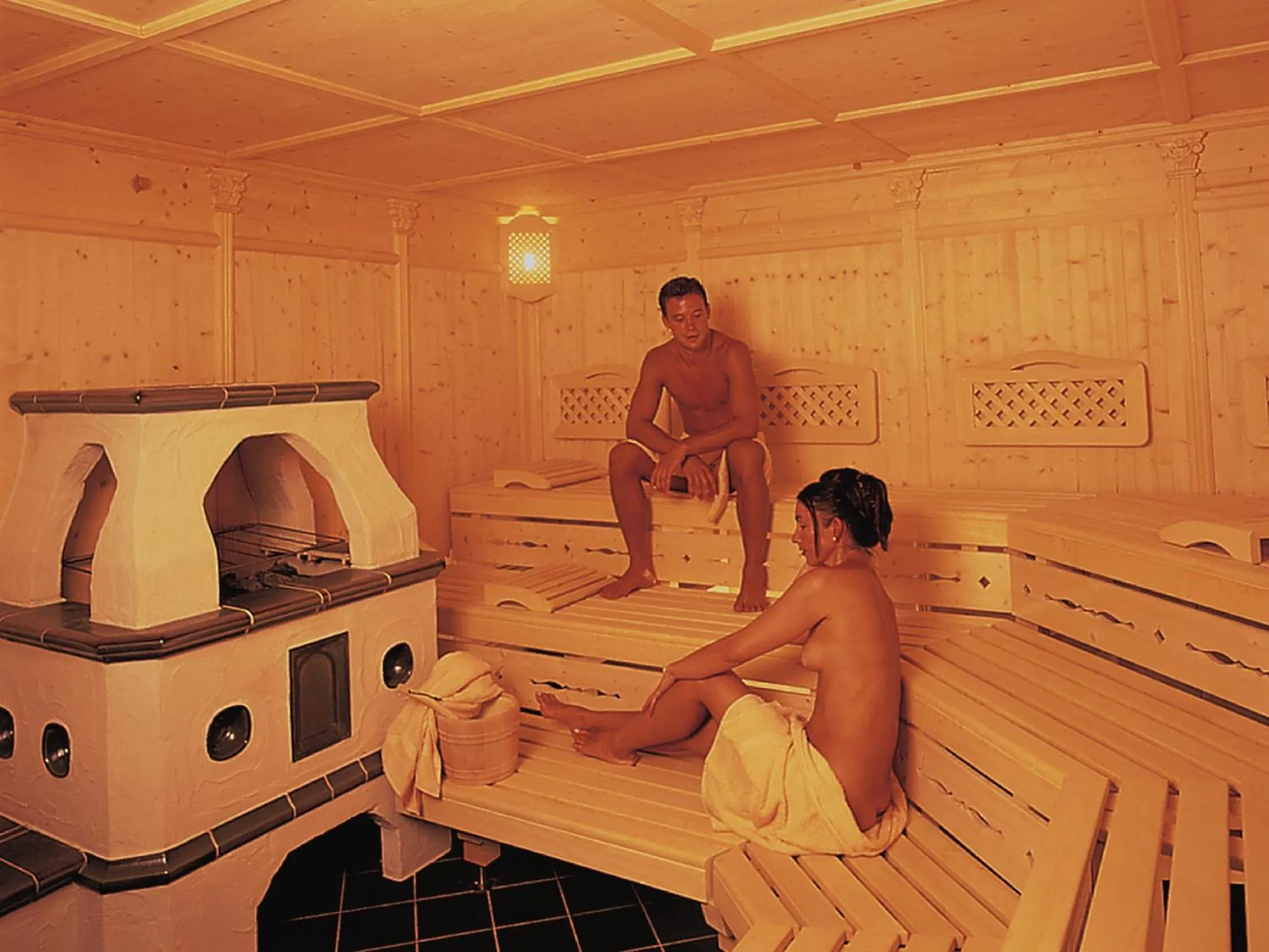 Sauna in Alpenhotel Tirolerhof