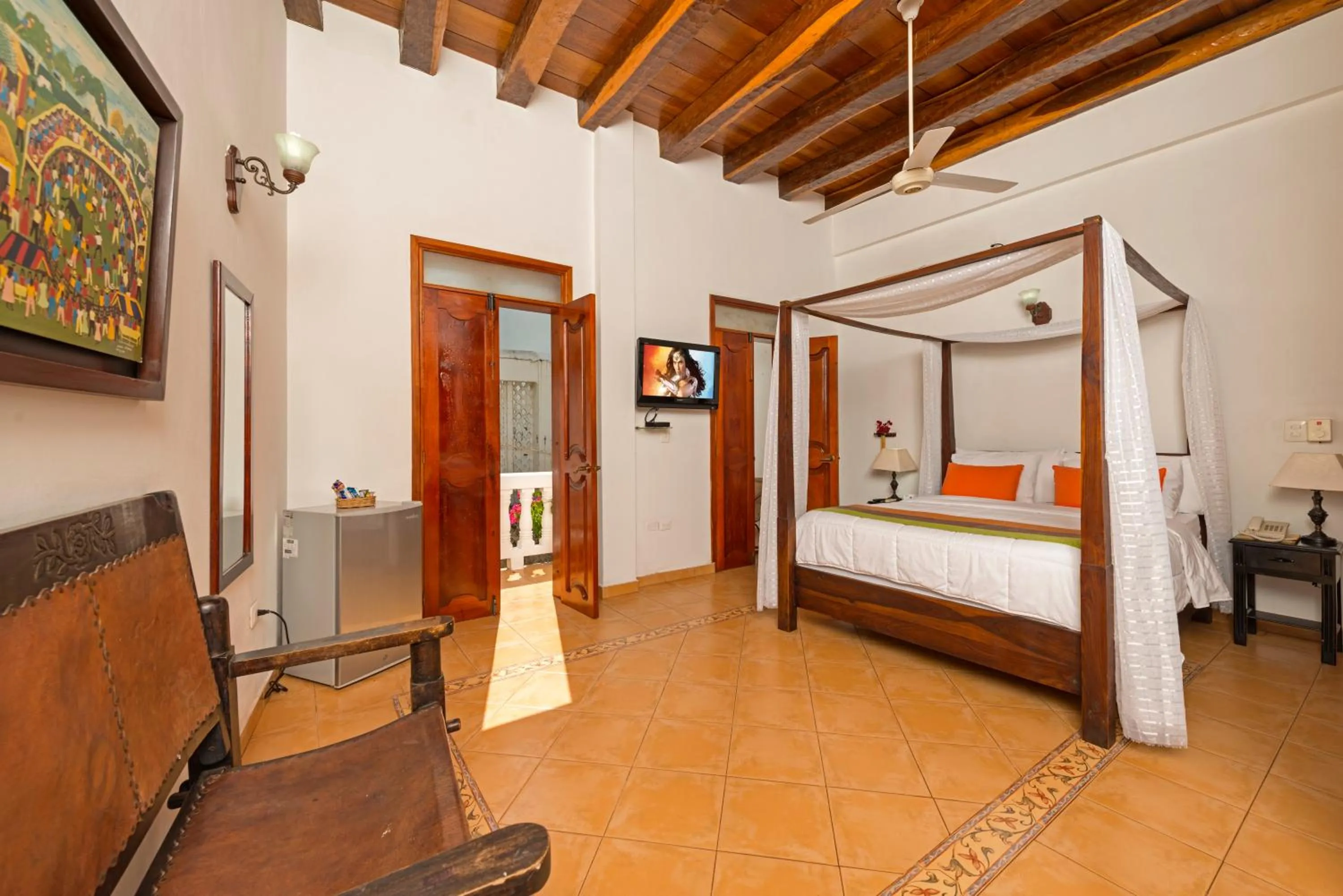 Balcony/Terrace, Bed in Casa Del Curato