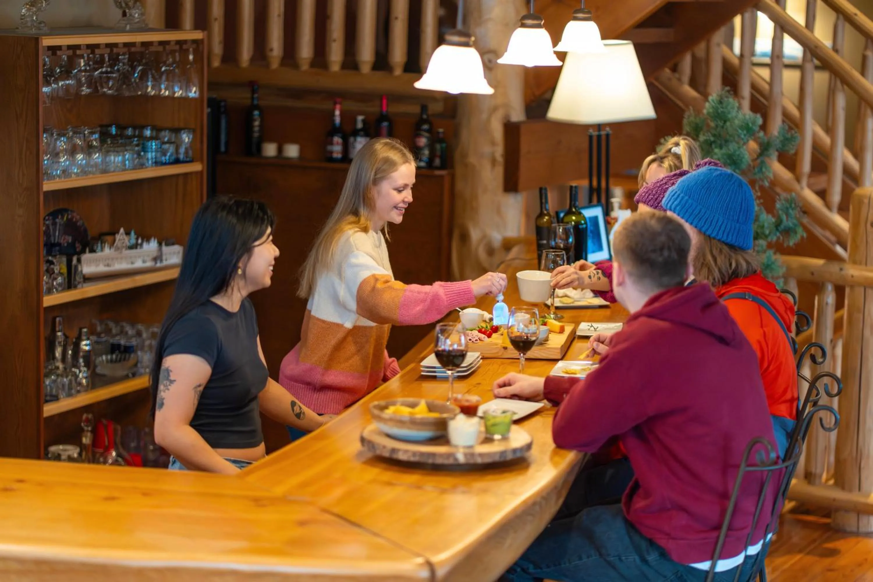 Food close-up in Vagabond Lodge at Kicking Horse