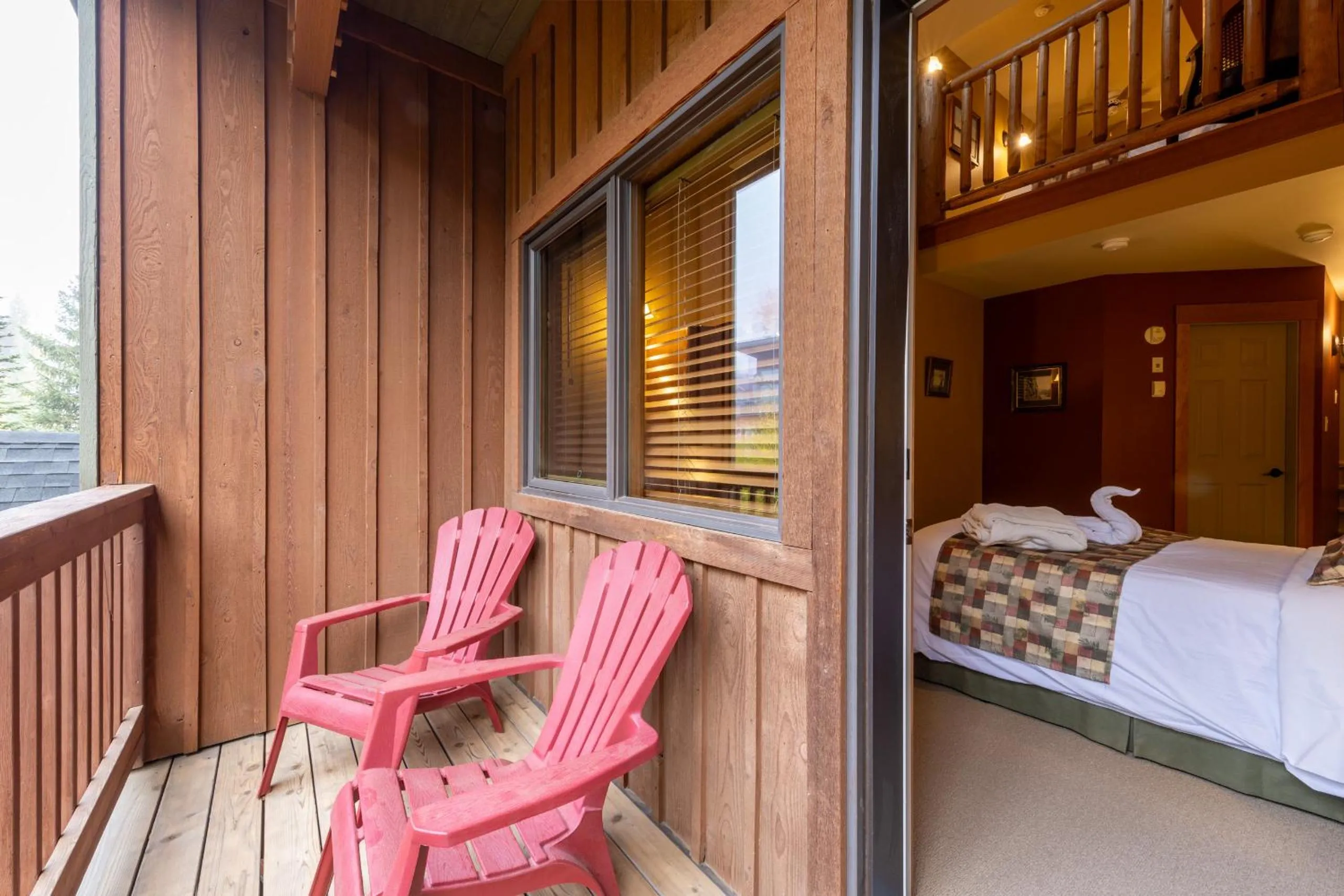 Balcony/Terrace in Vagabond Lodge at Kicking Horse