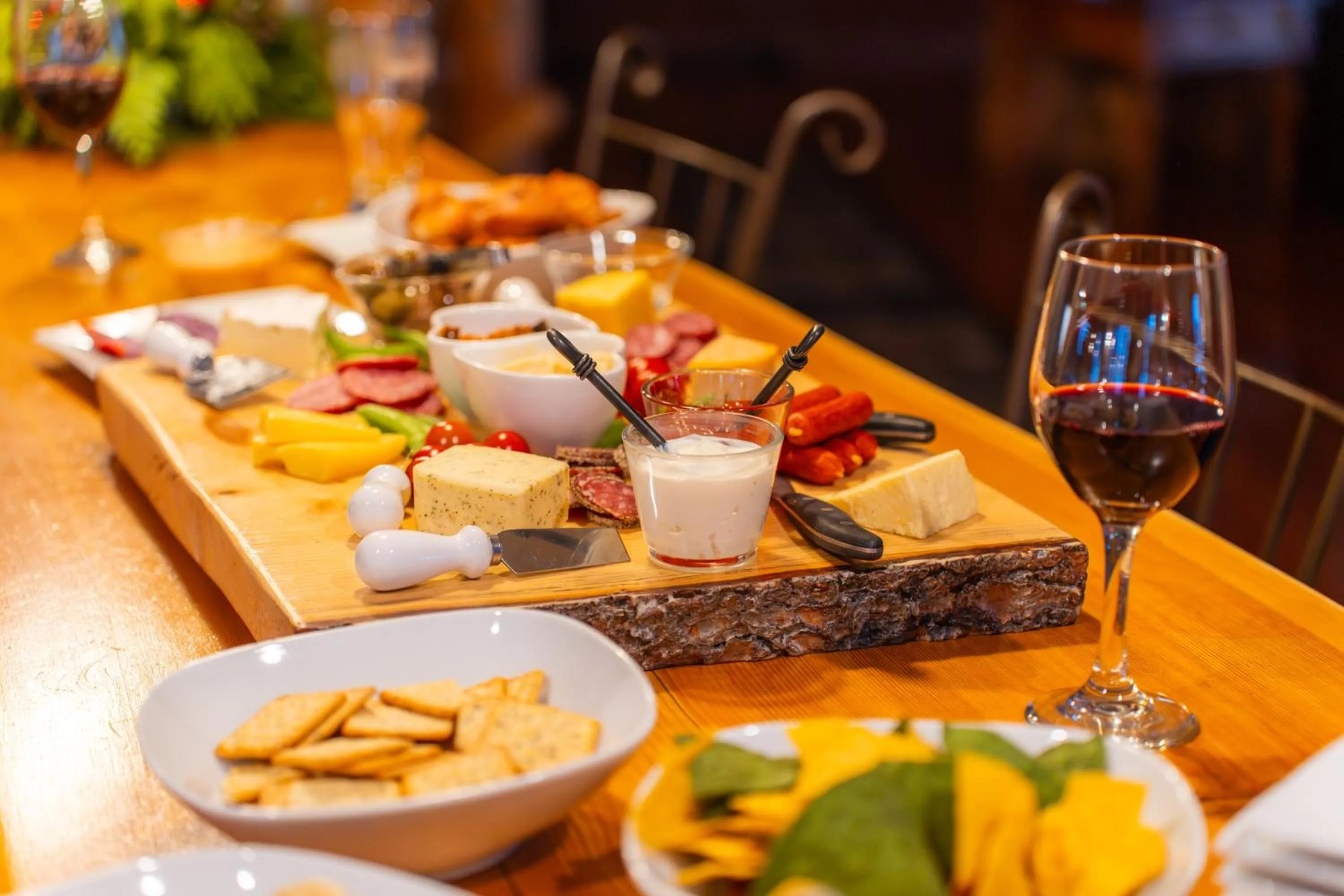 Food close-up in Vagabond Lodge at Kicking Horse