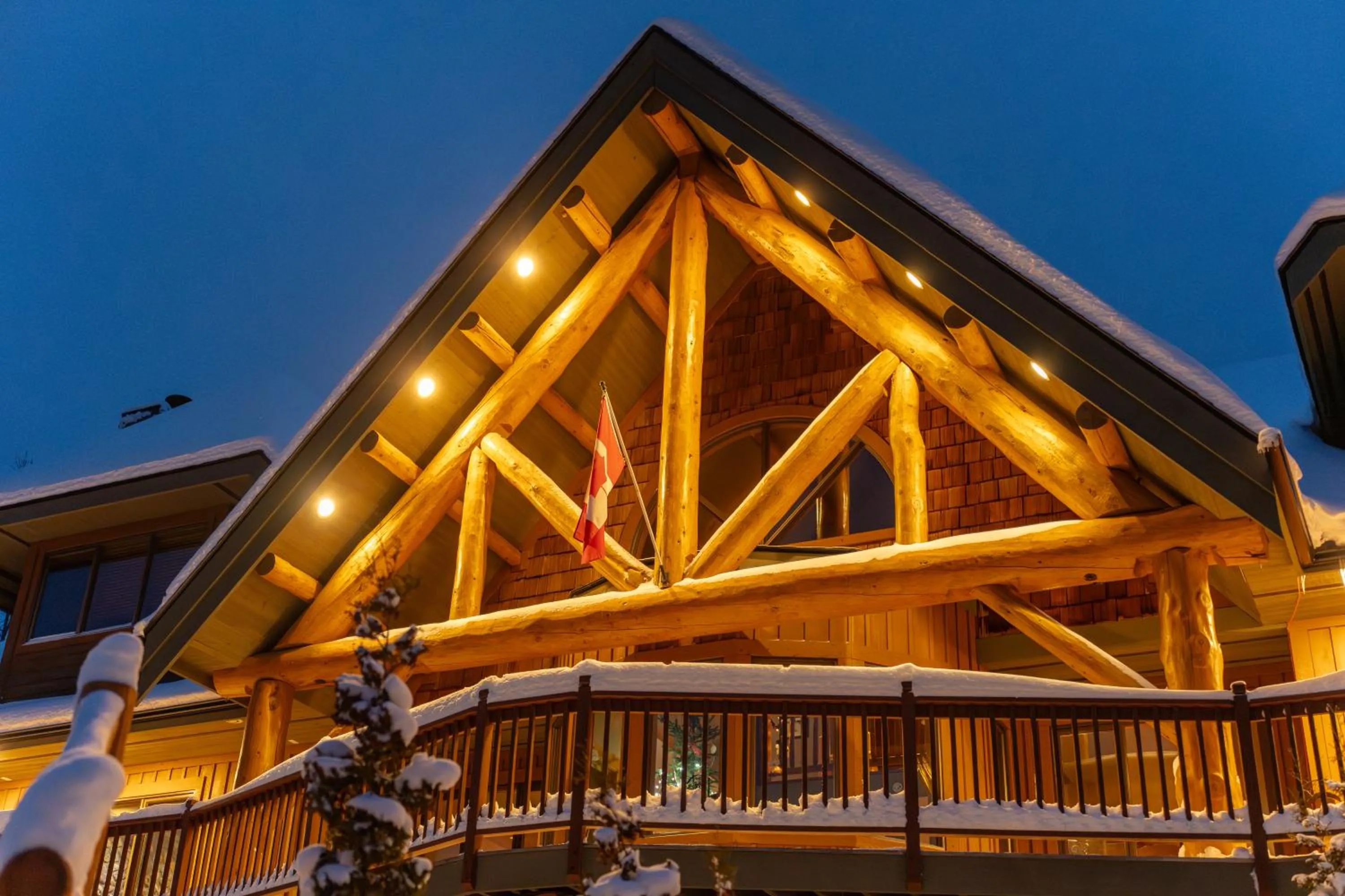 Property building in Vagabond Lodge at Kicking Horse