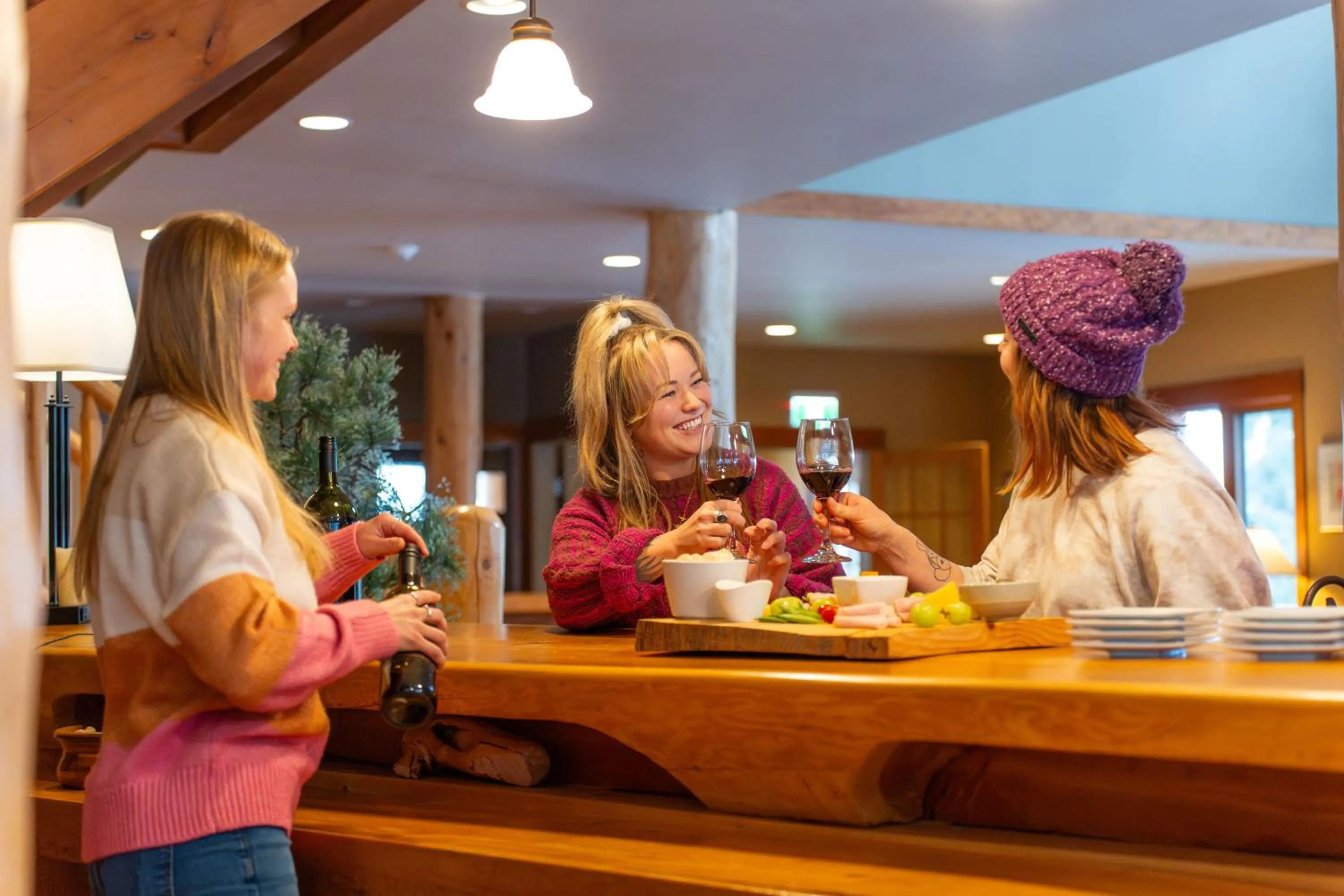 Food close-up in Vagabond Lodge at Kicking Horse