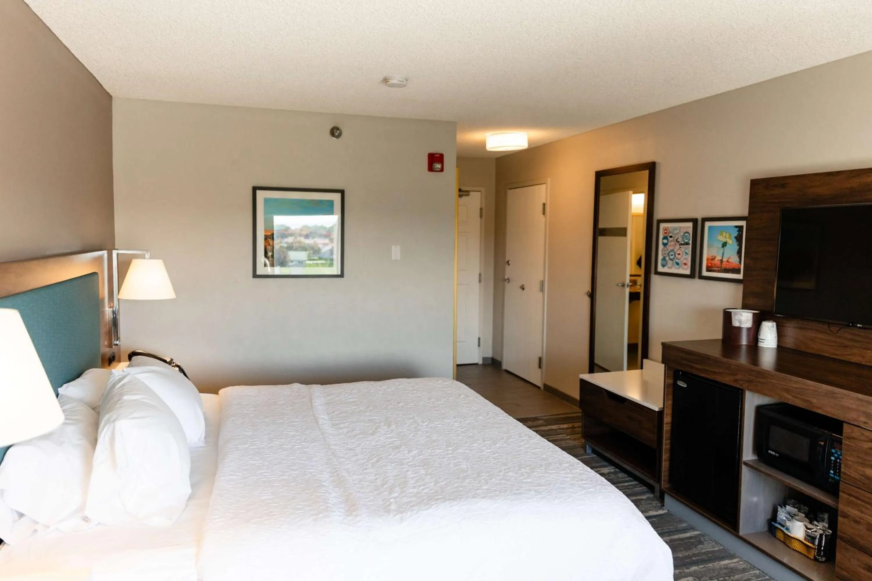 Bed in Hampton Inn & Suites Scottsbluff